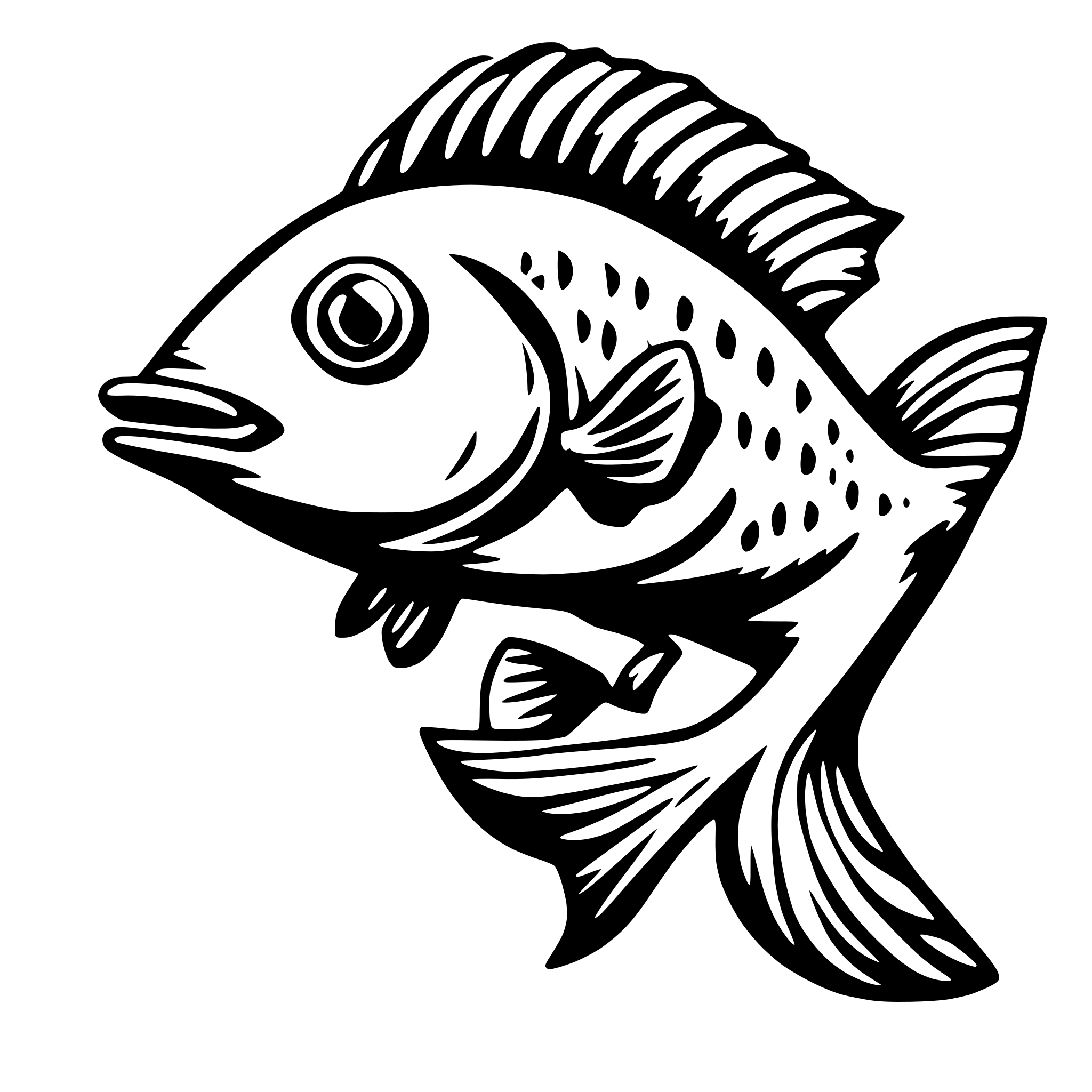 AI-generated SVG of 'Fish'