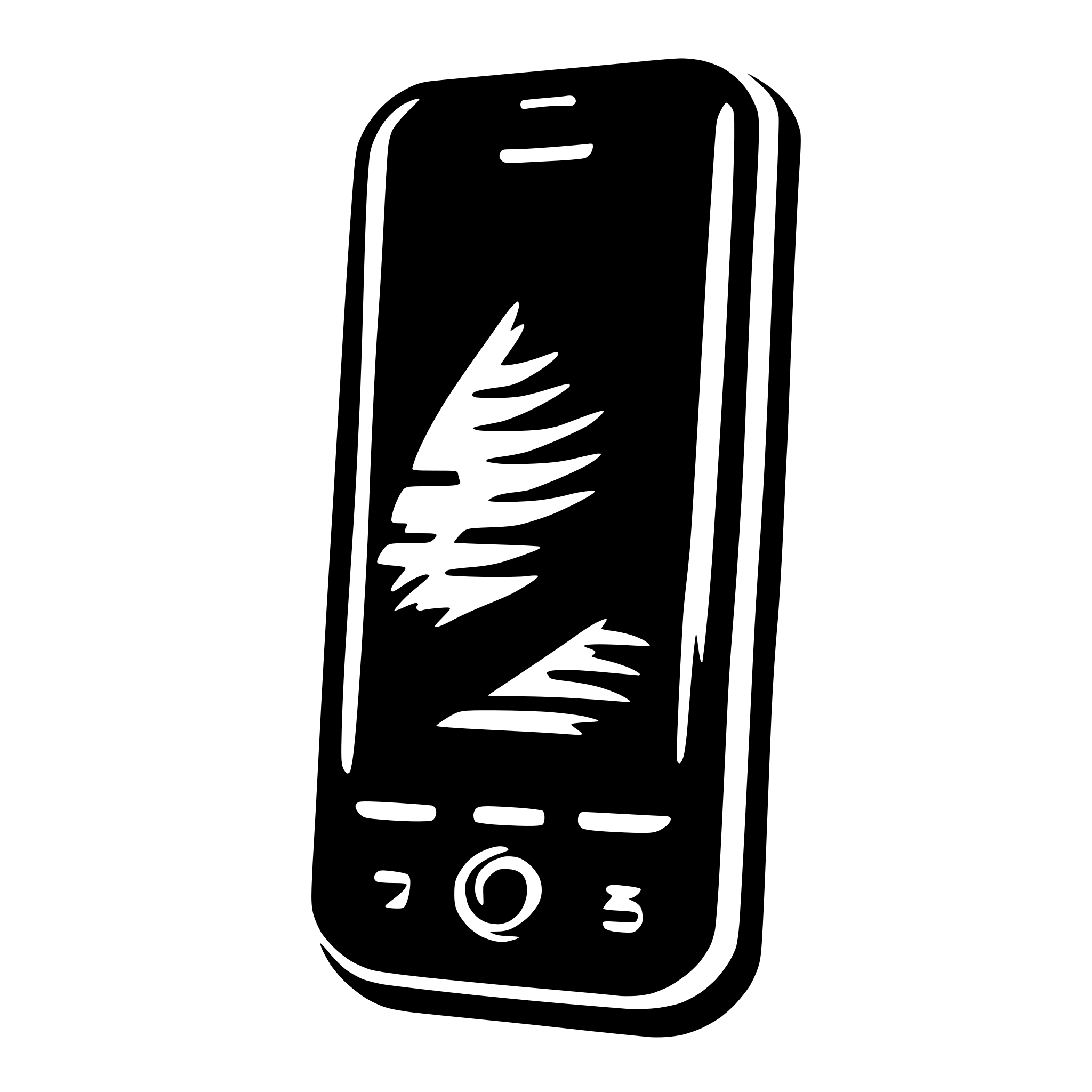 AI-generated SVG of a smartphone