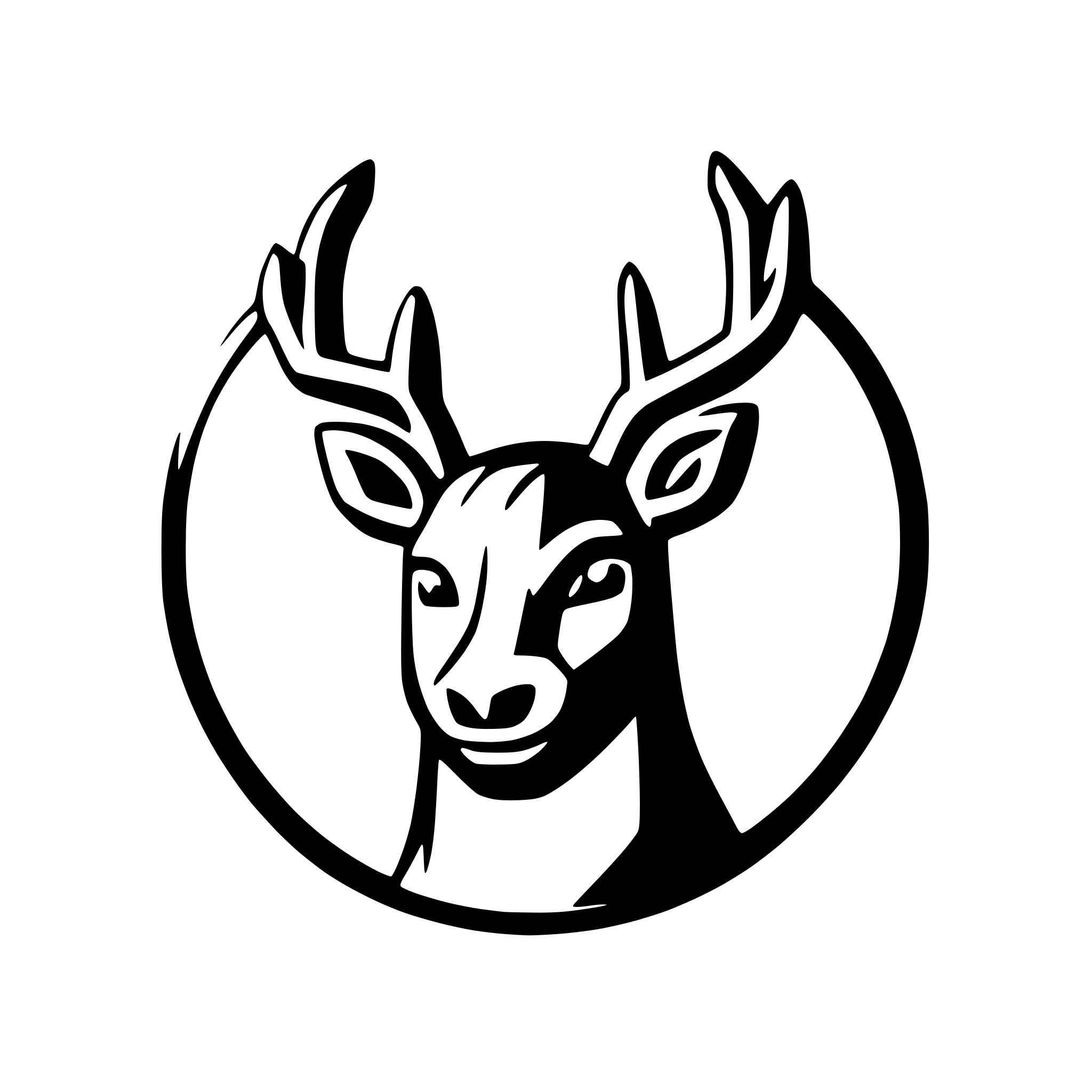 AI-generated SVG of 'deermail.ca'
