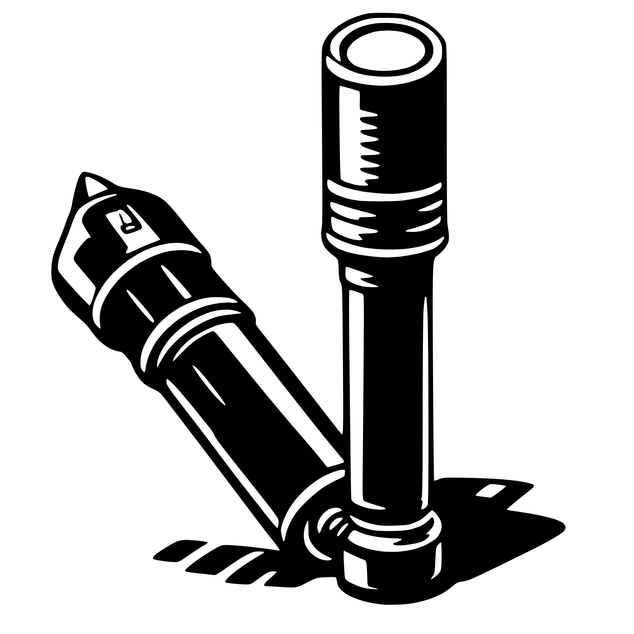 AI-generated SVG of 'flashlight'