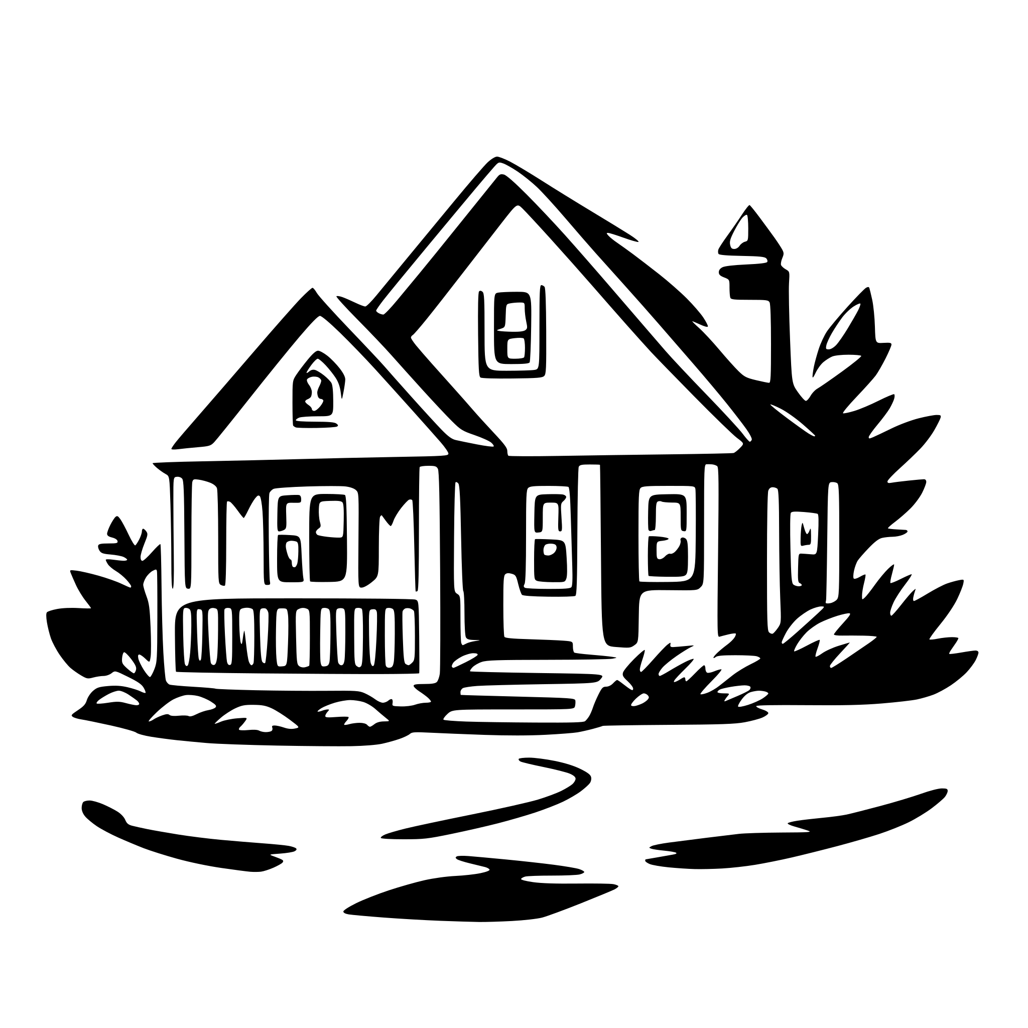 AI-generated SVG of a Home