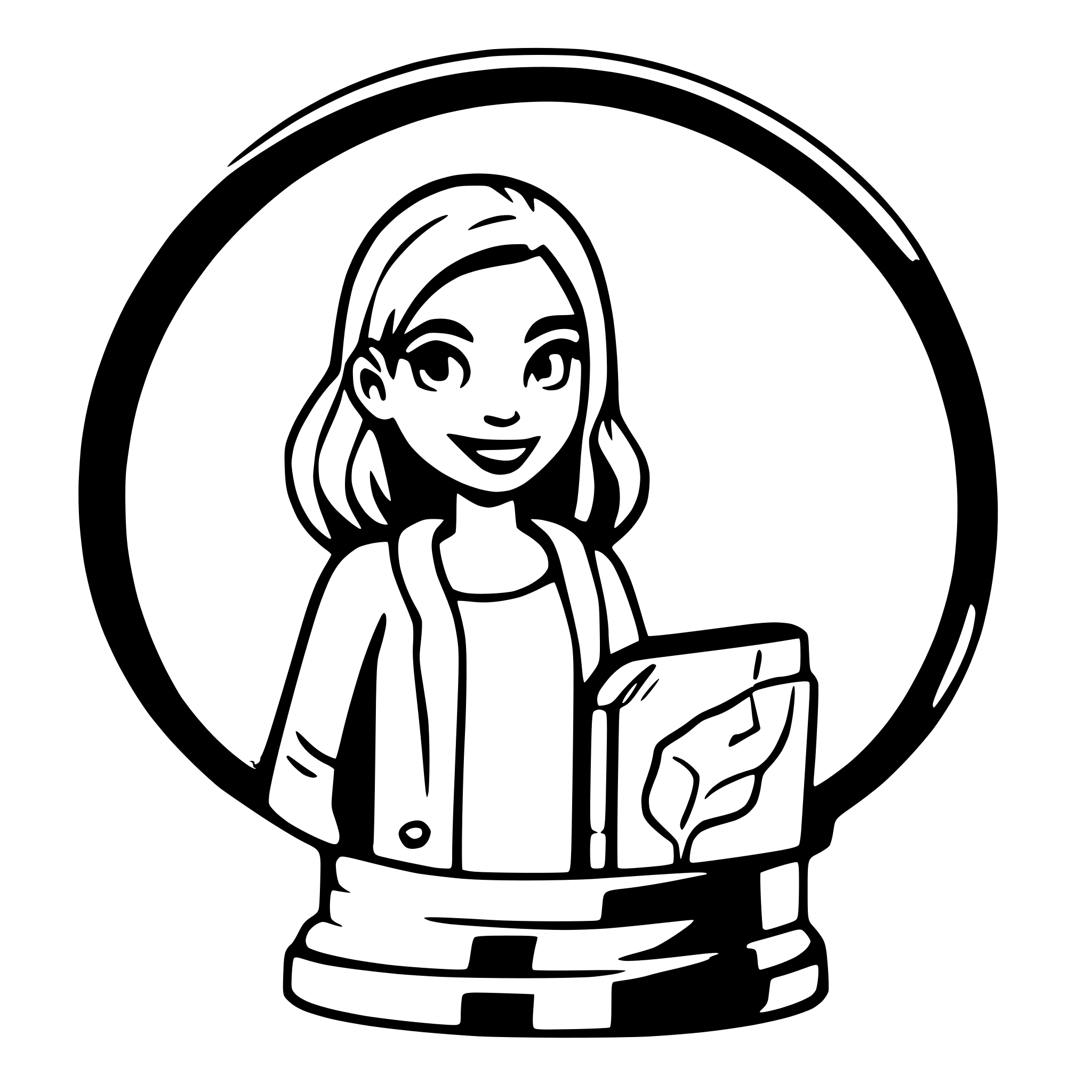 AI-generated SVG of a database data