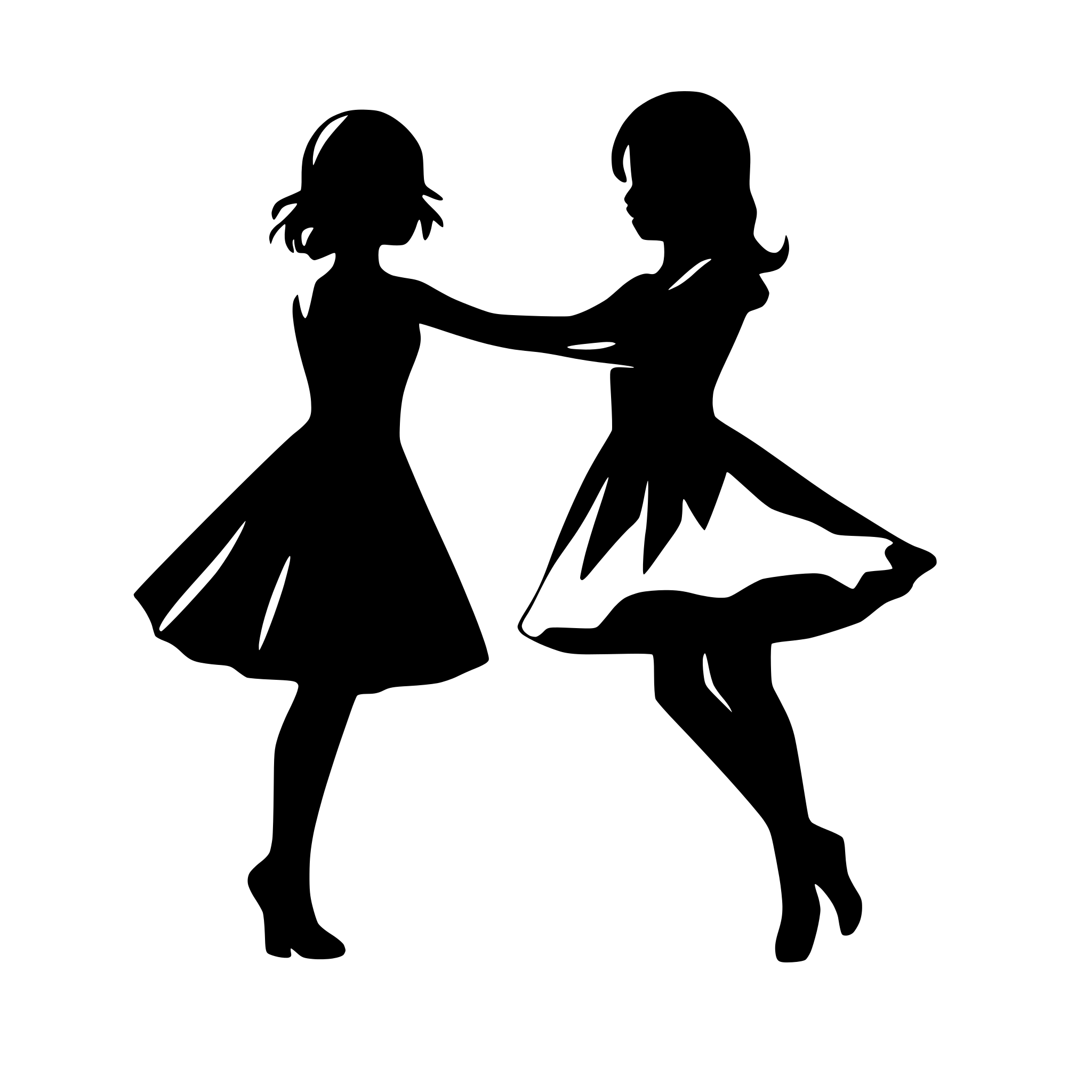 AI-generated SVG of 'dancing in love'