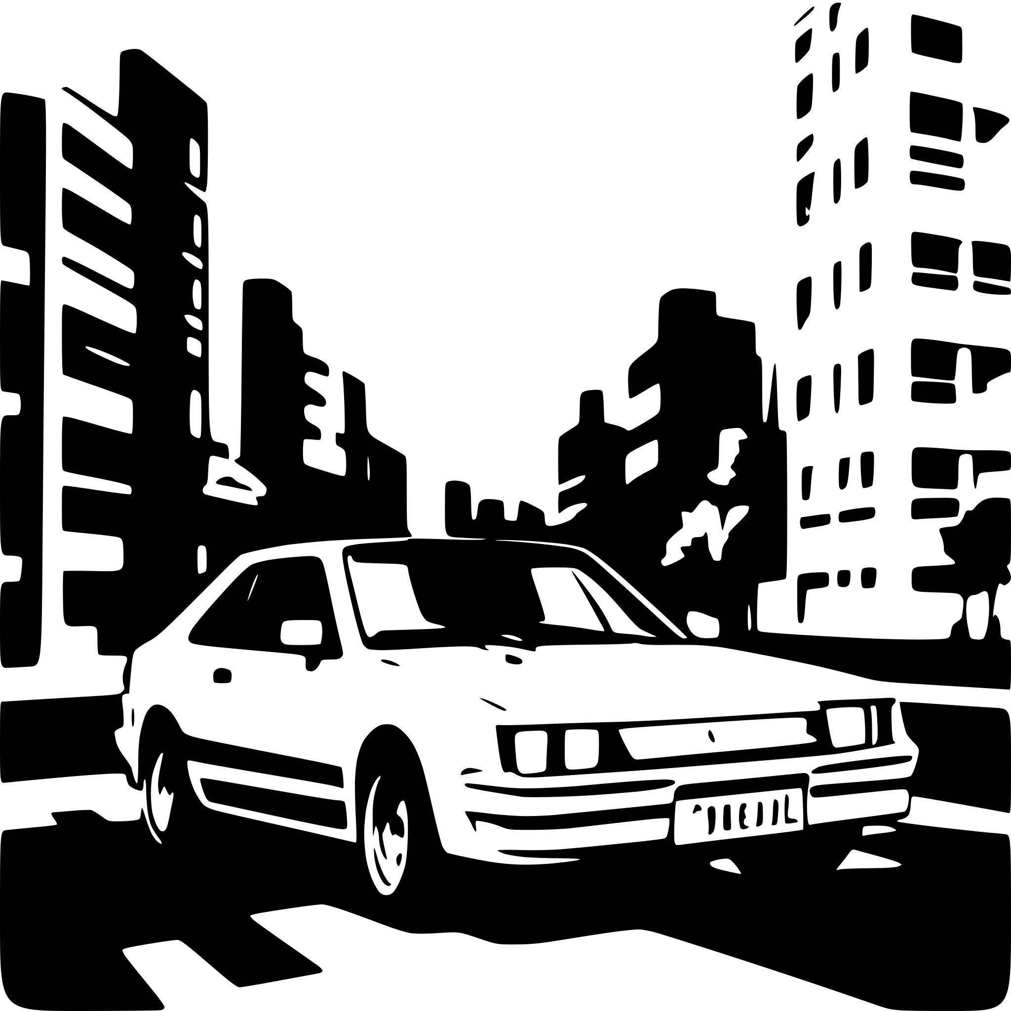 AI-generated SVG of 'toyota trueno ae86 city background'