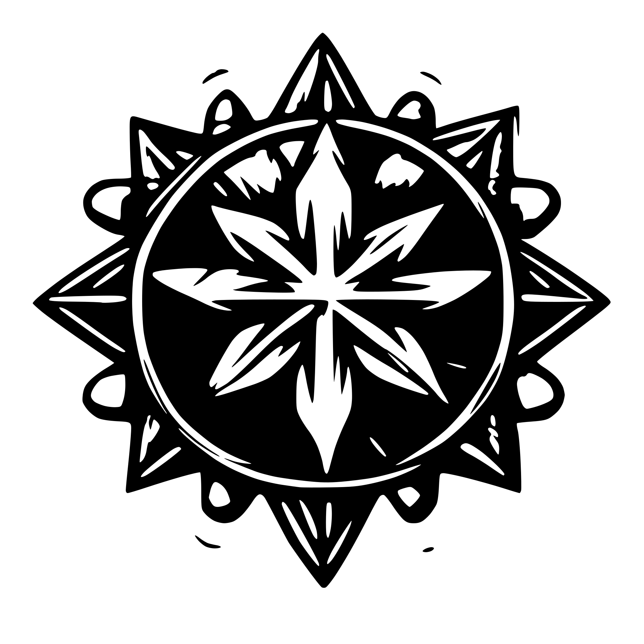 AI-generated SVG of a star