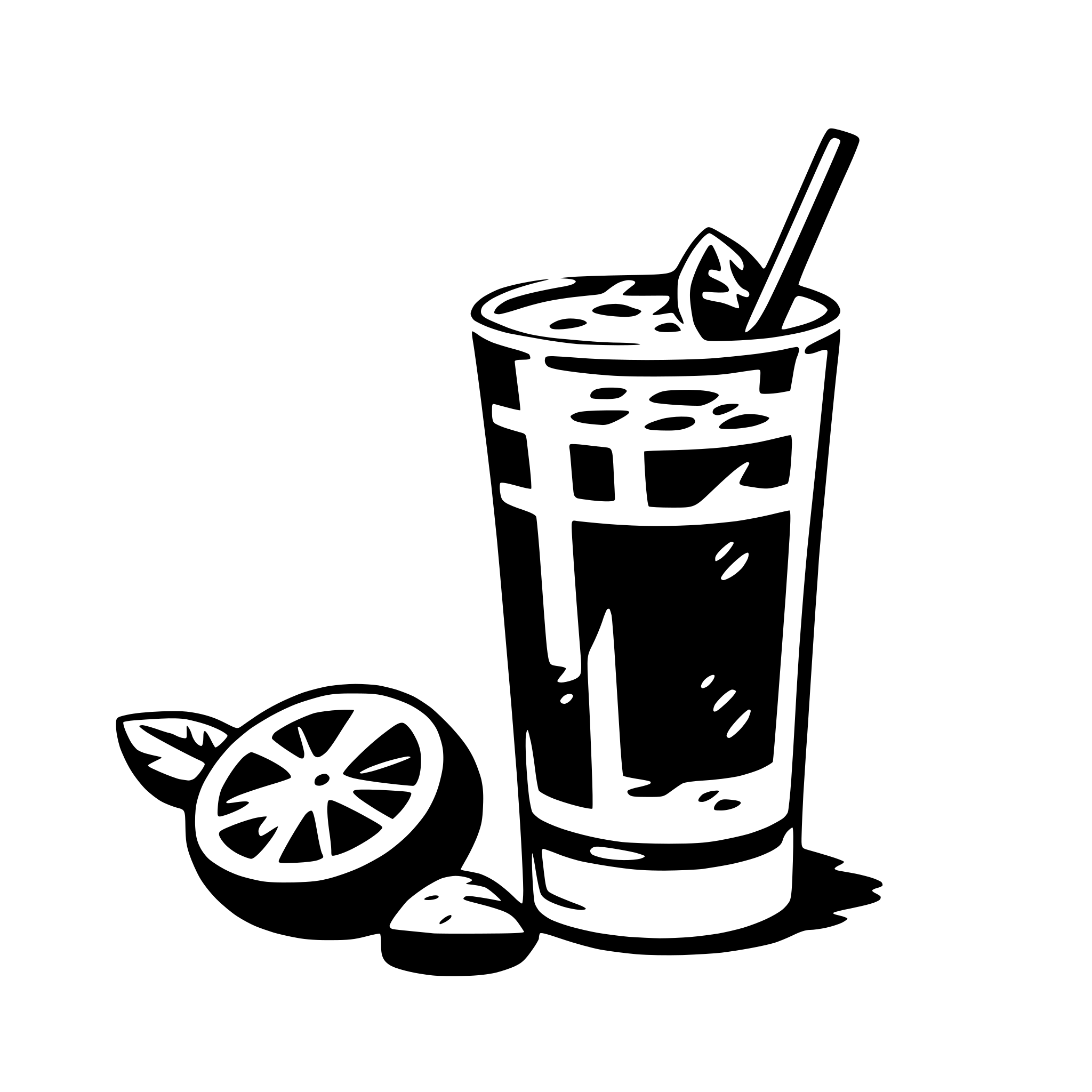 AI-generated SVG of a cocktail