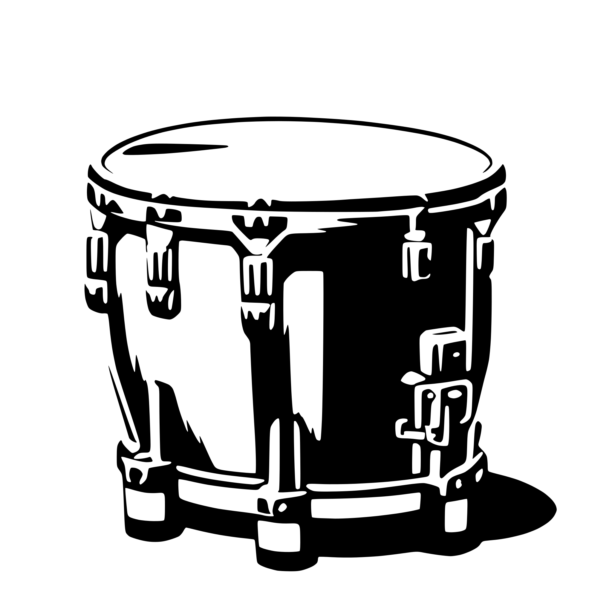 AI-generated SVG of 'drums'