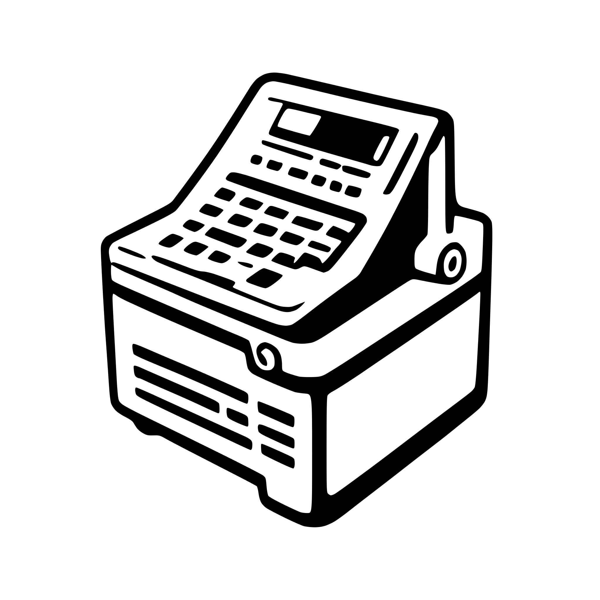AI-generated SVG of a An overhead projector that throws out excel sheets. AI-generated SVG of a An overhead projector that throws out excel sheets.