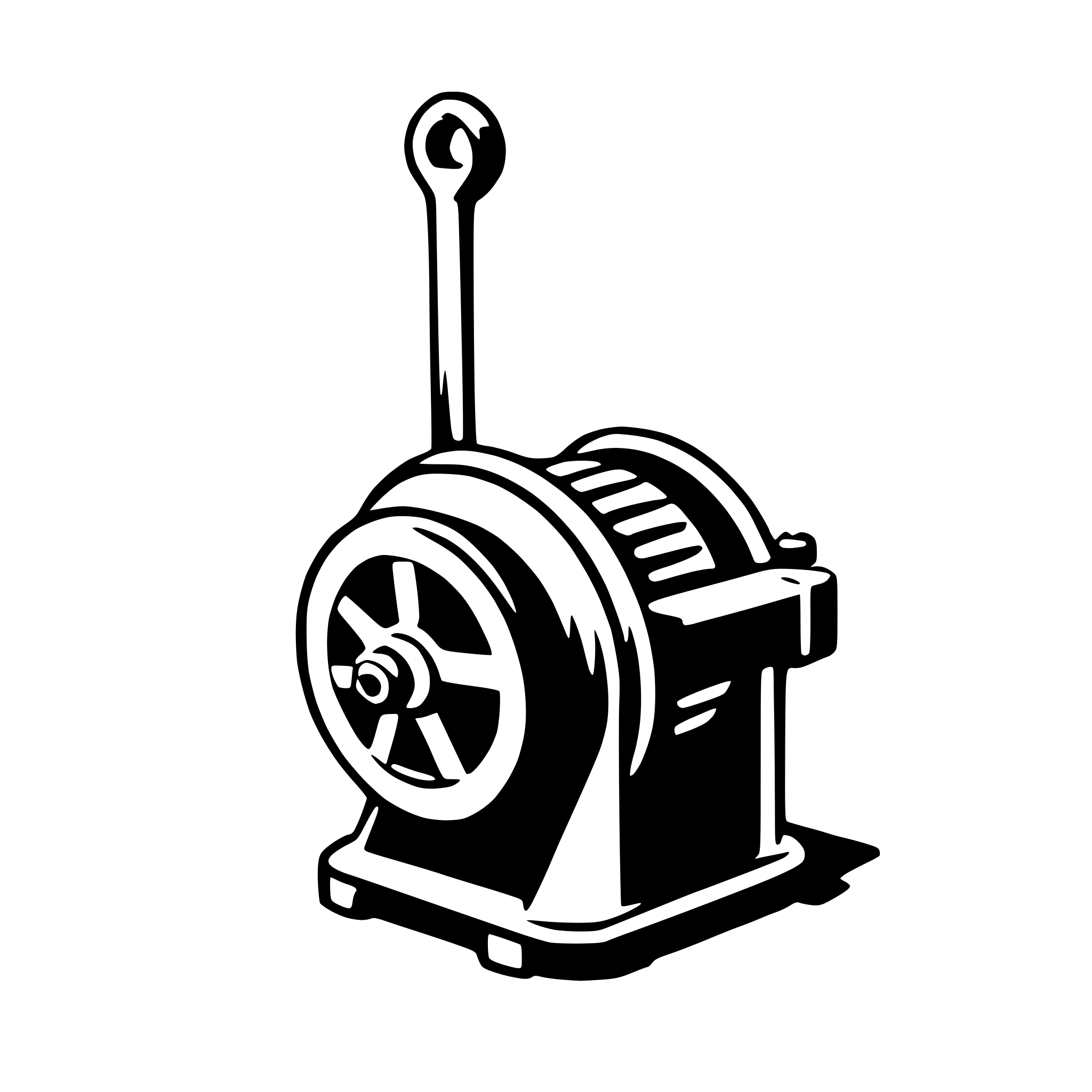 AI-generated SVG of a winch