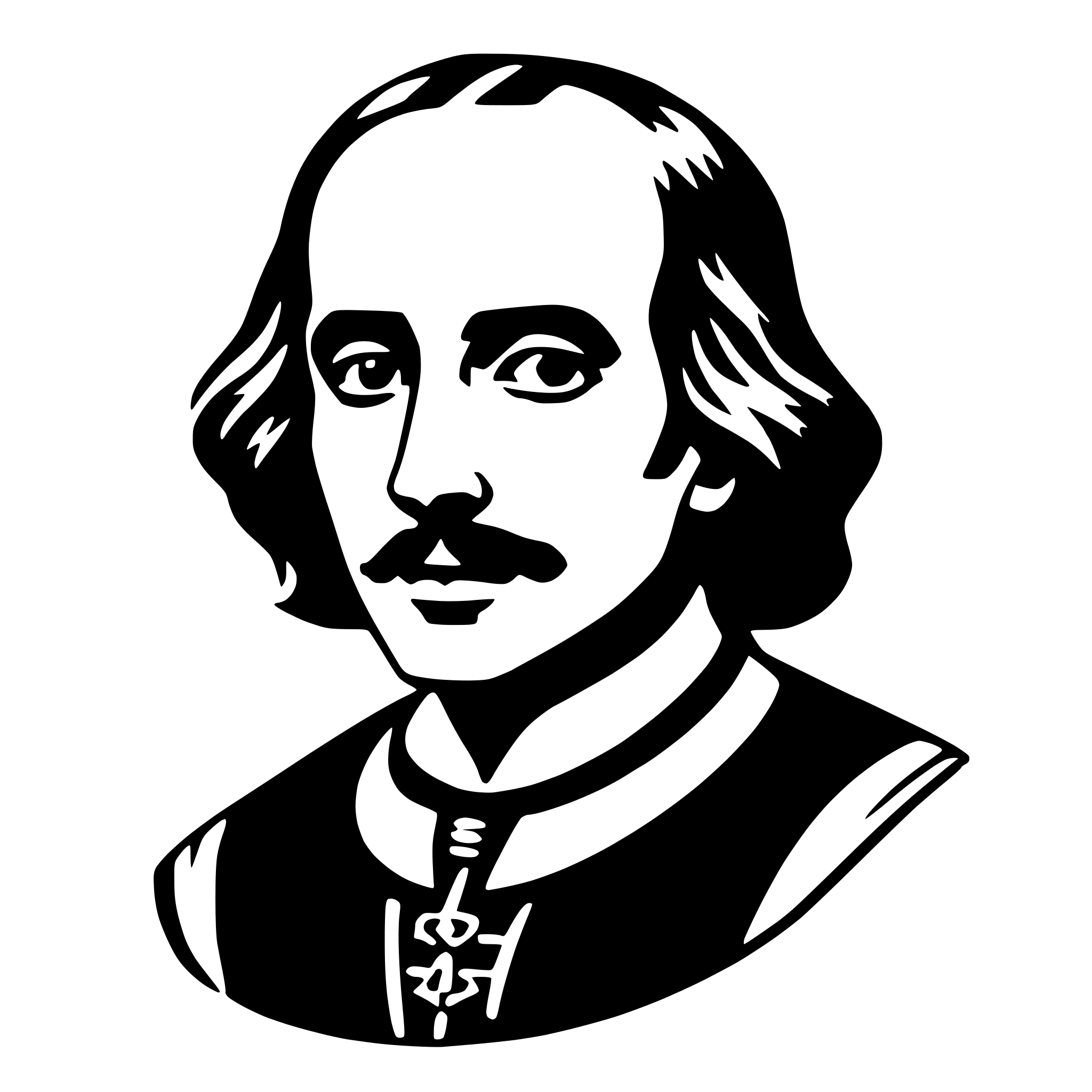 AI-generated SVG of 'william shakespeare'