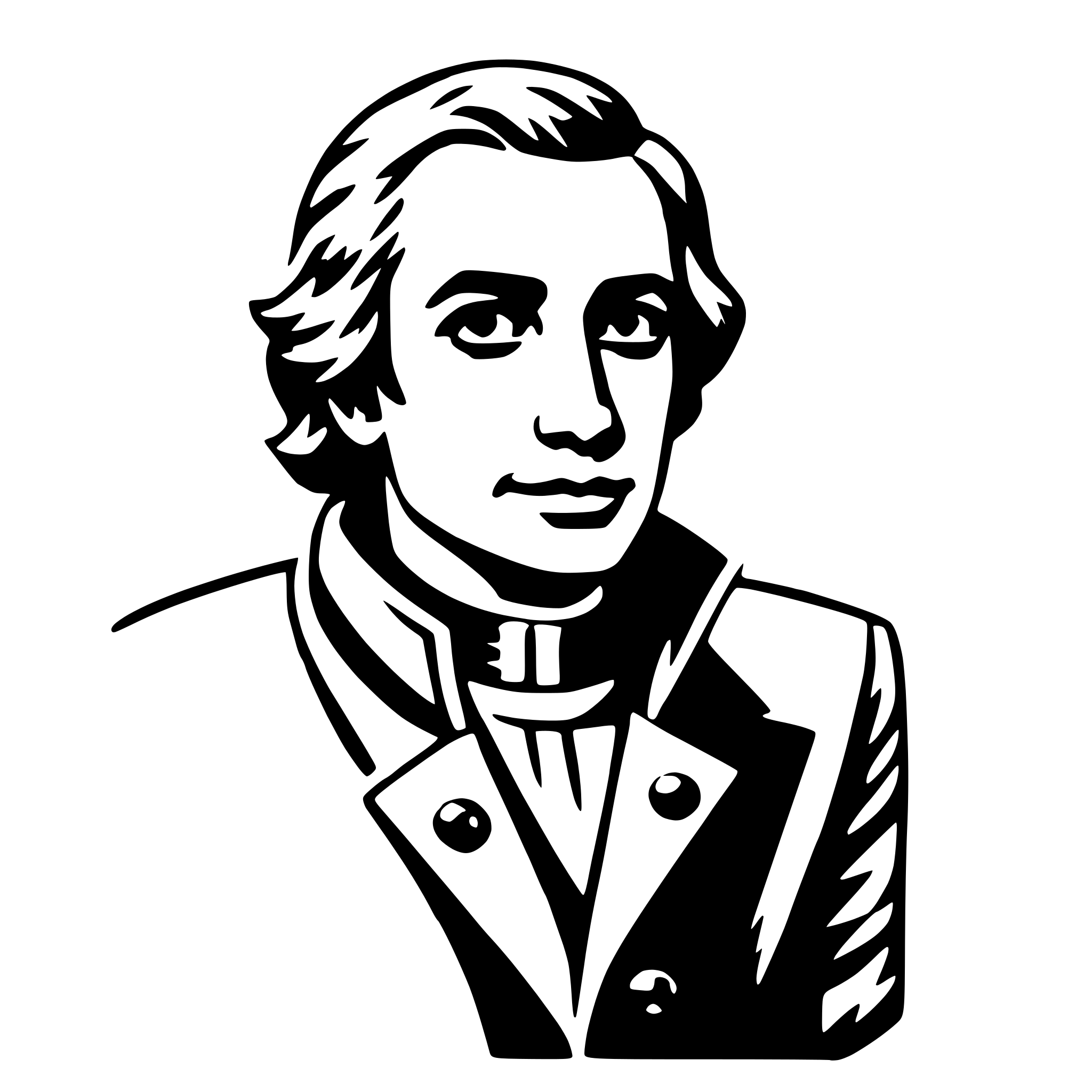 AI-generated SVG of 'historian'