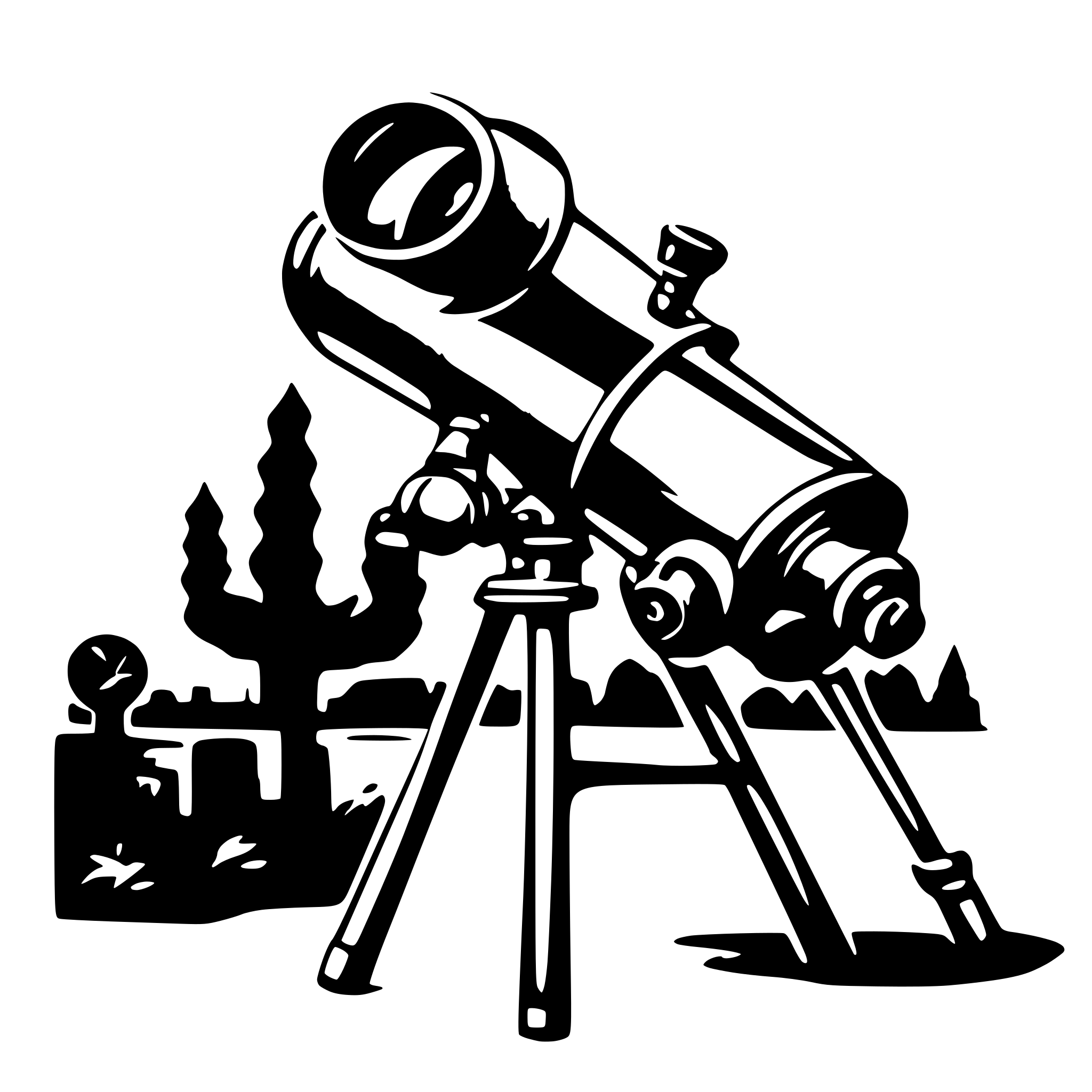 AI-generated SVG of a Telescope themed as Valentine's Day