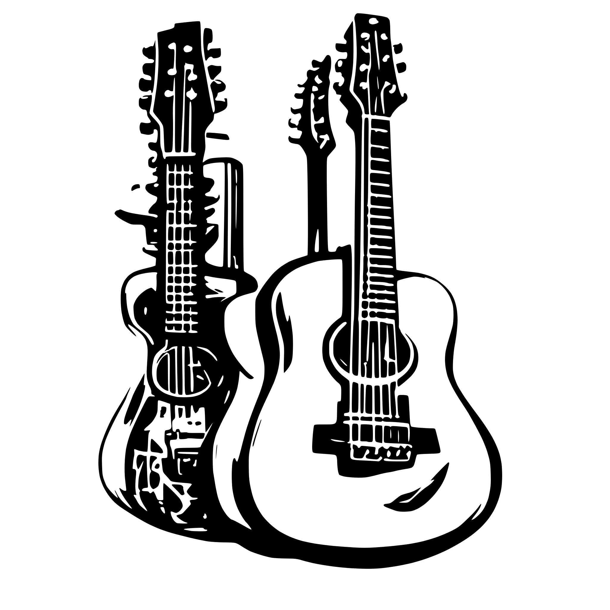 AI-generated SVG of 'guitar chord display'