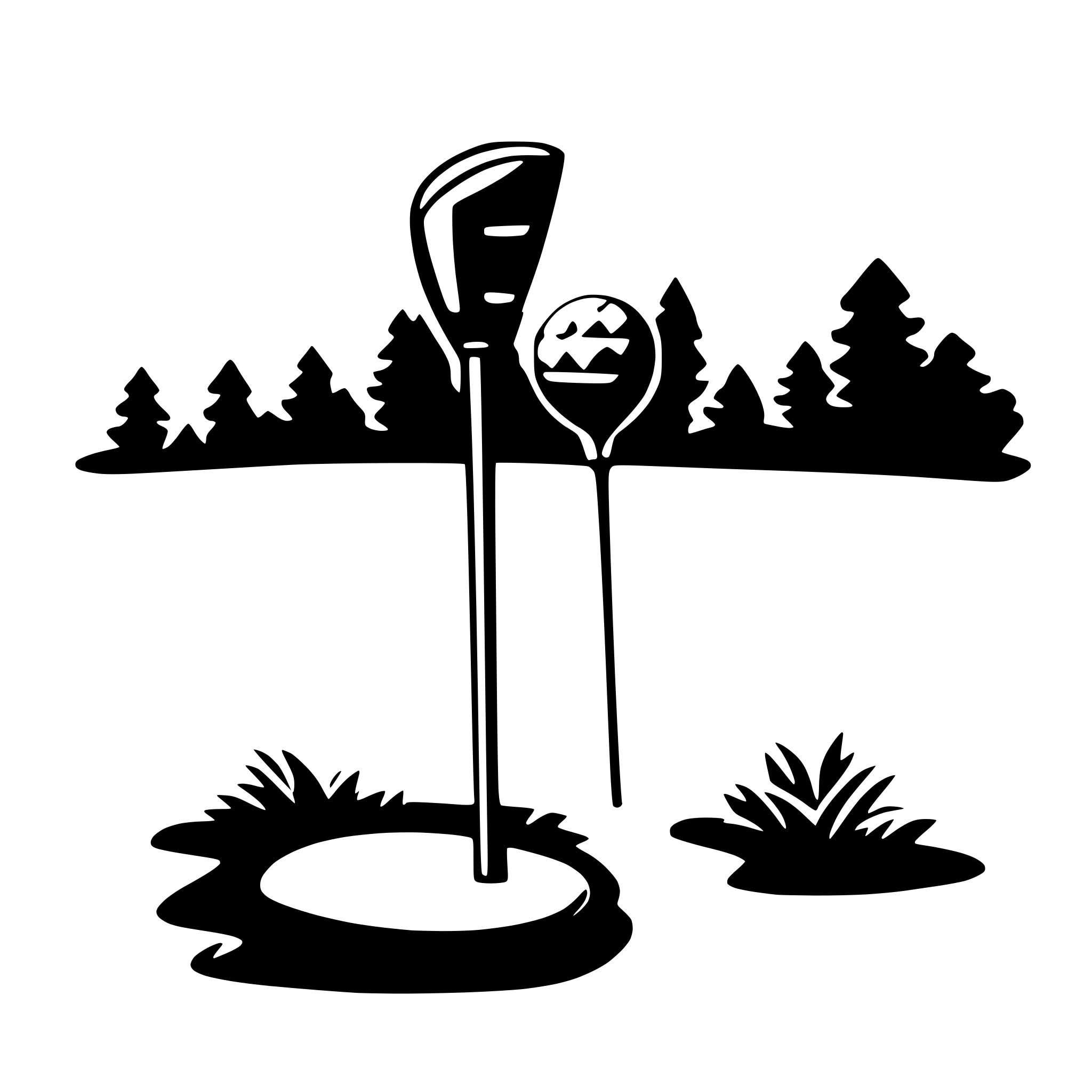 AI-generated SVG of a golf club