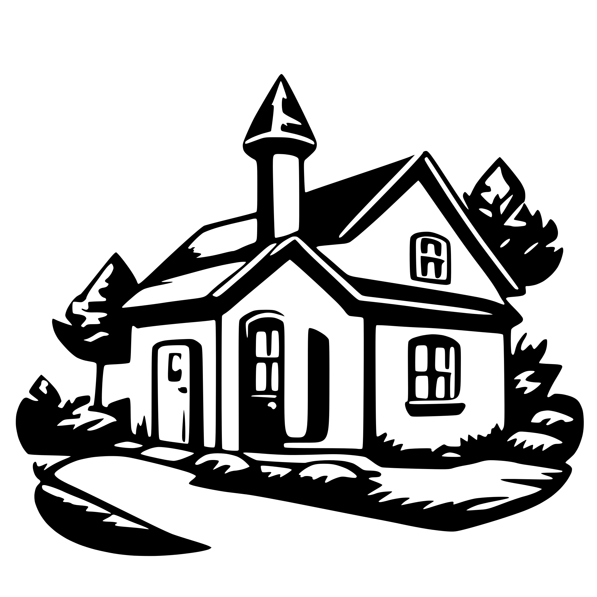 AI-generated SVG of 'property simple'