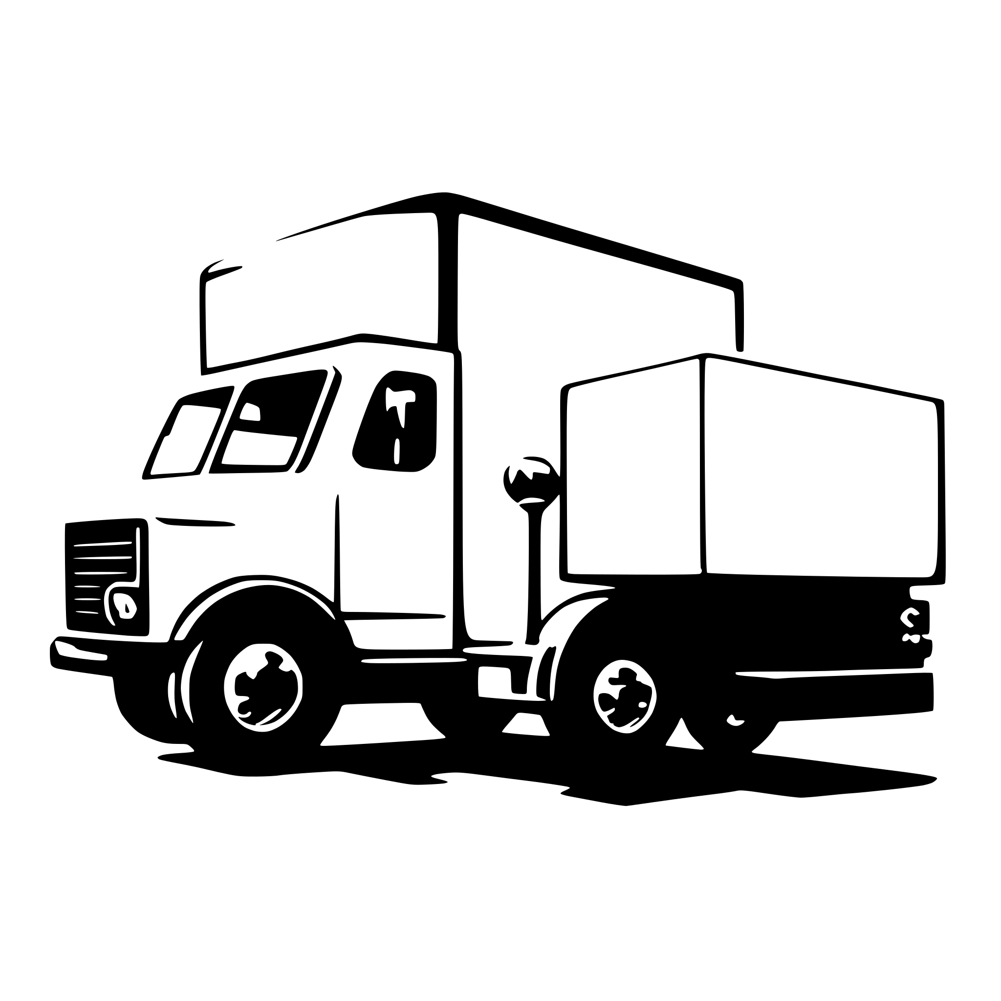 AI-generated SVG of 'moving box truck'