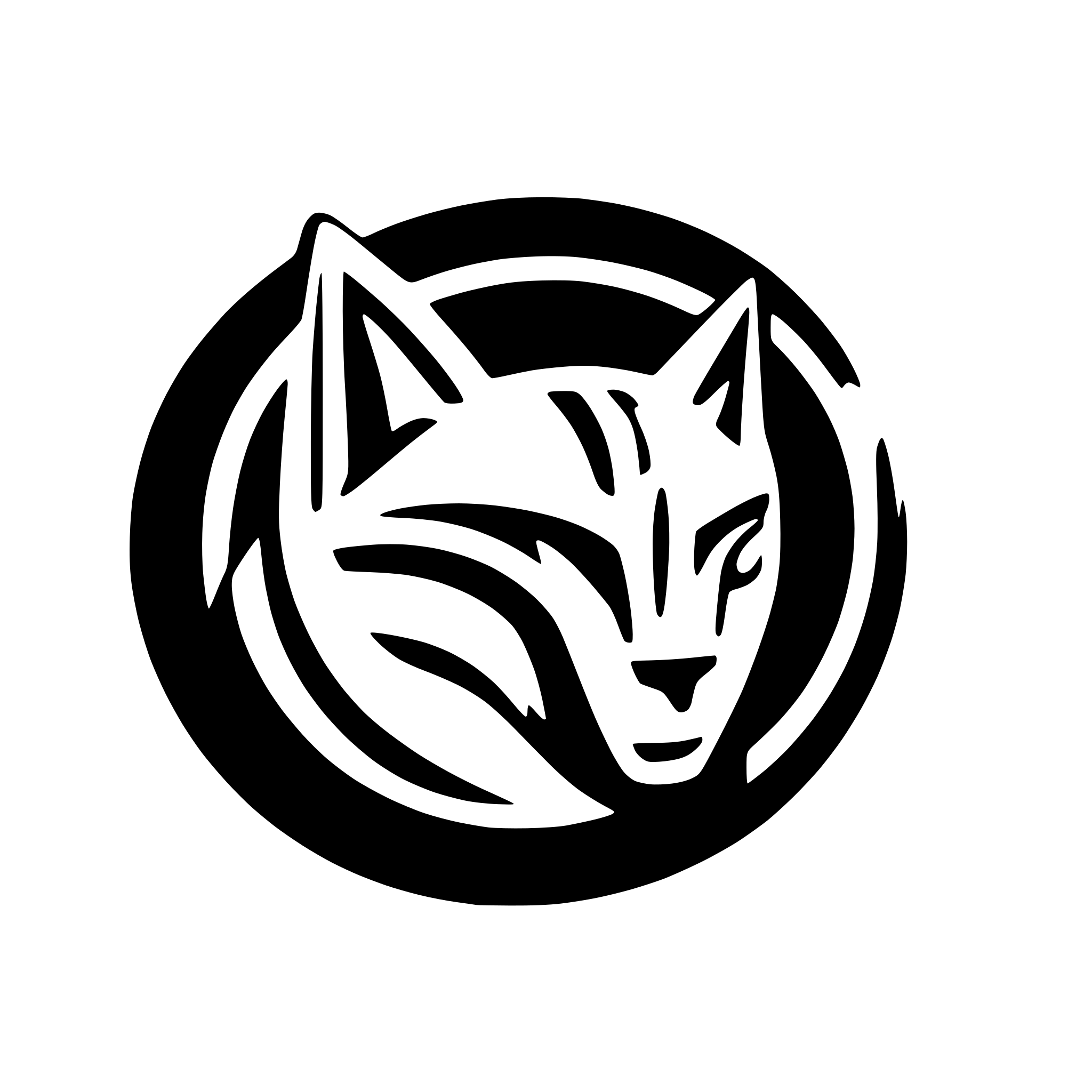 AI-generated SVG of 'lynx logo'