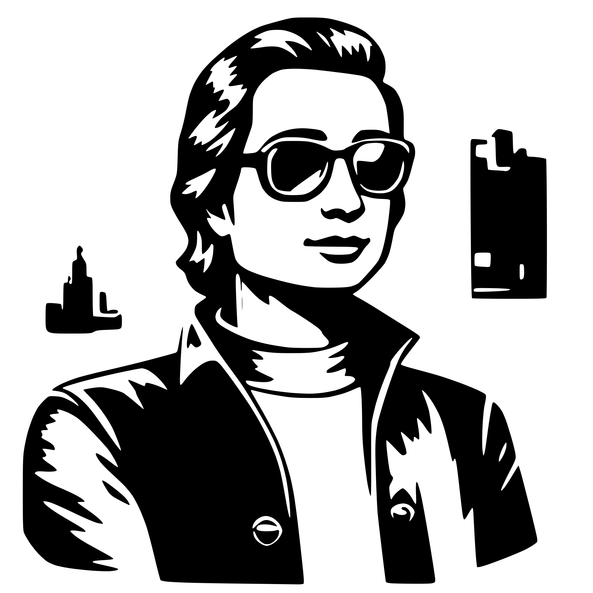 AI-generated SVG of a michael terzer