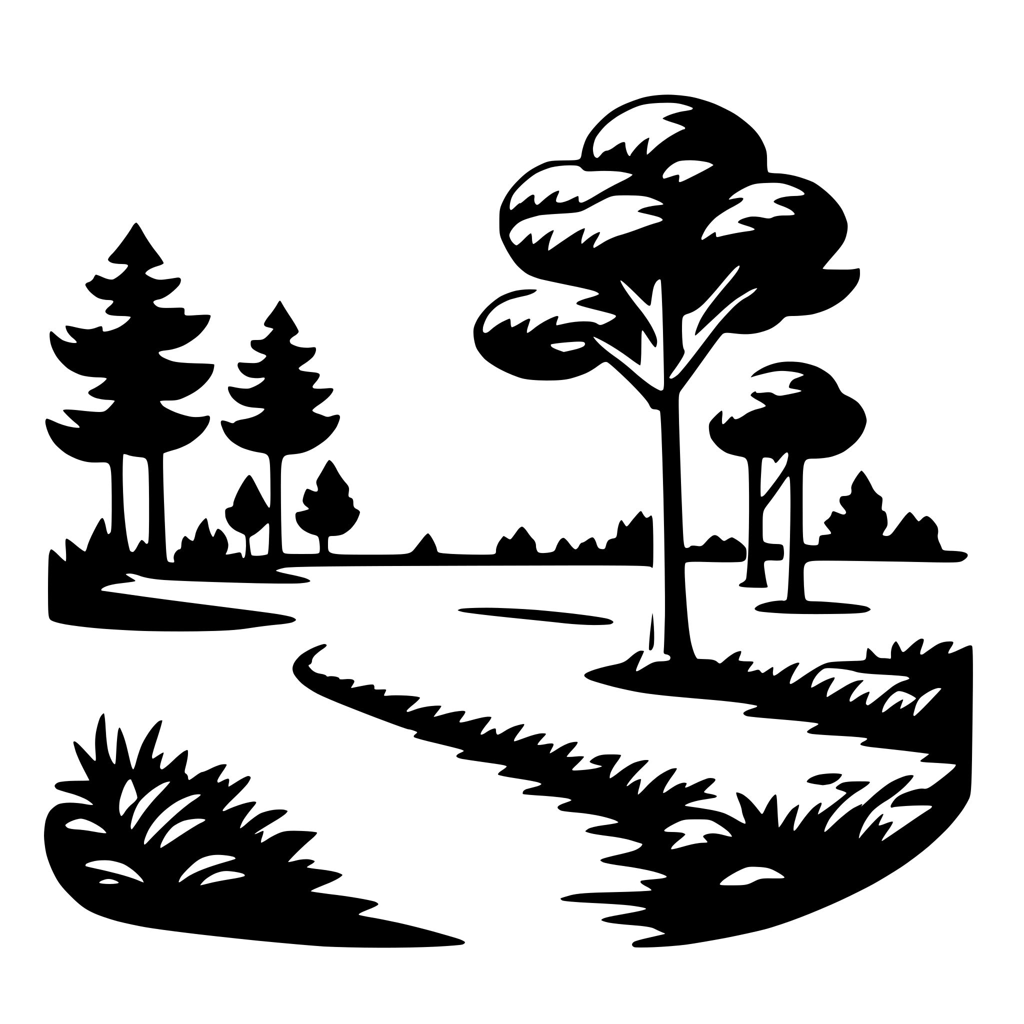 AI-generated SVG of a nature scene