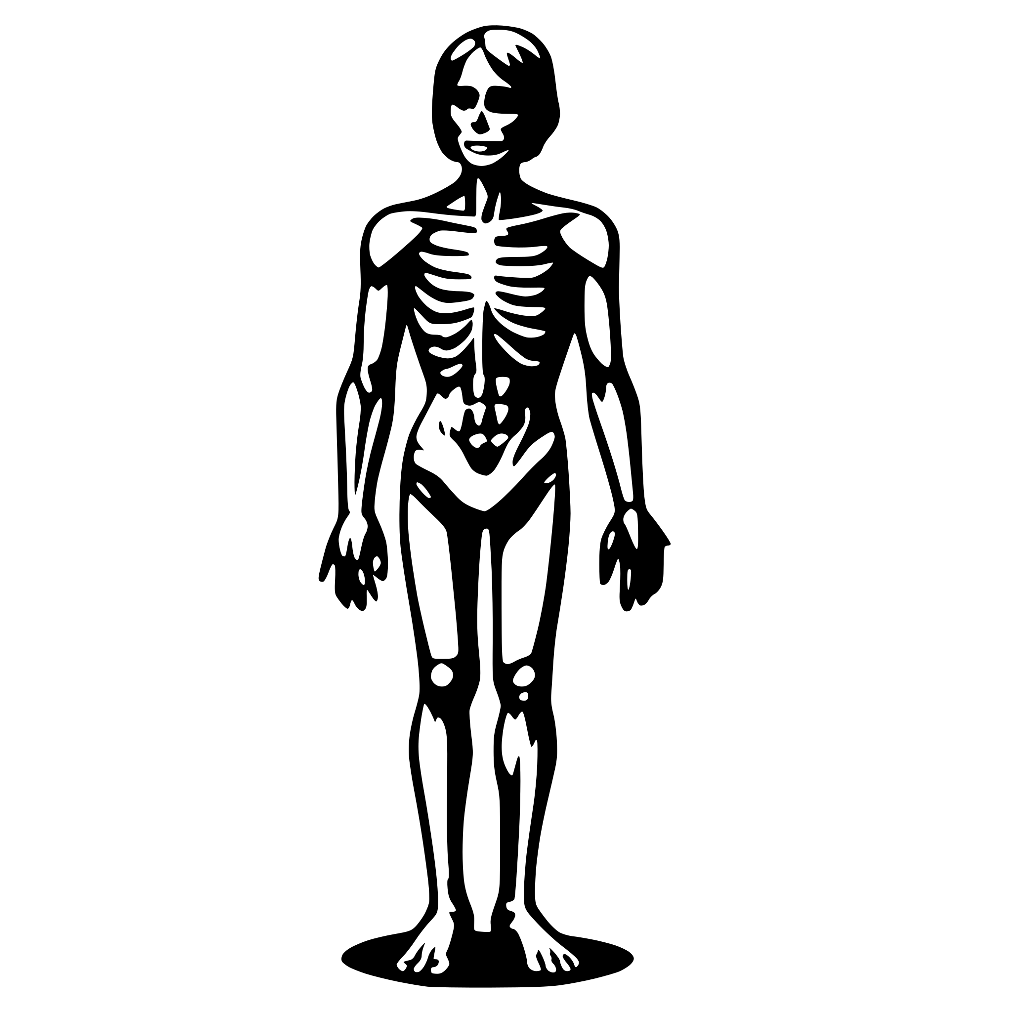 AI-generated SVG of 'Human body anatomy'