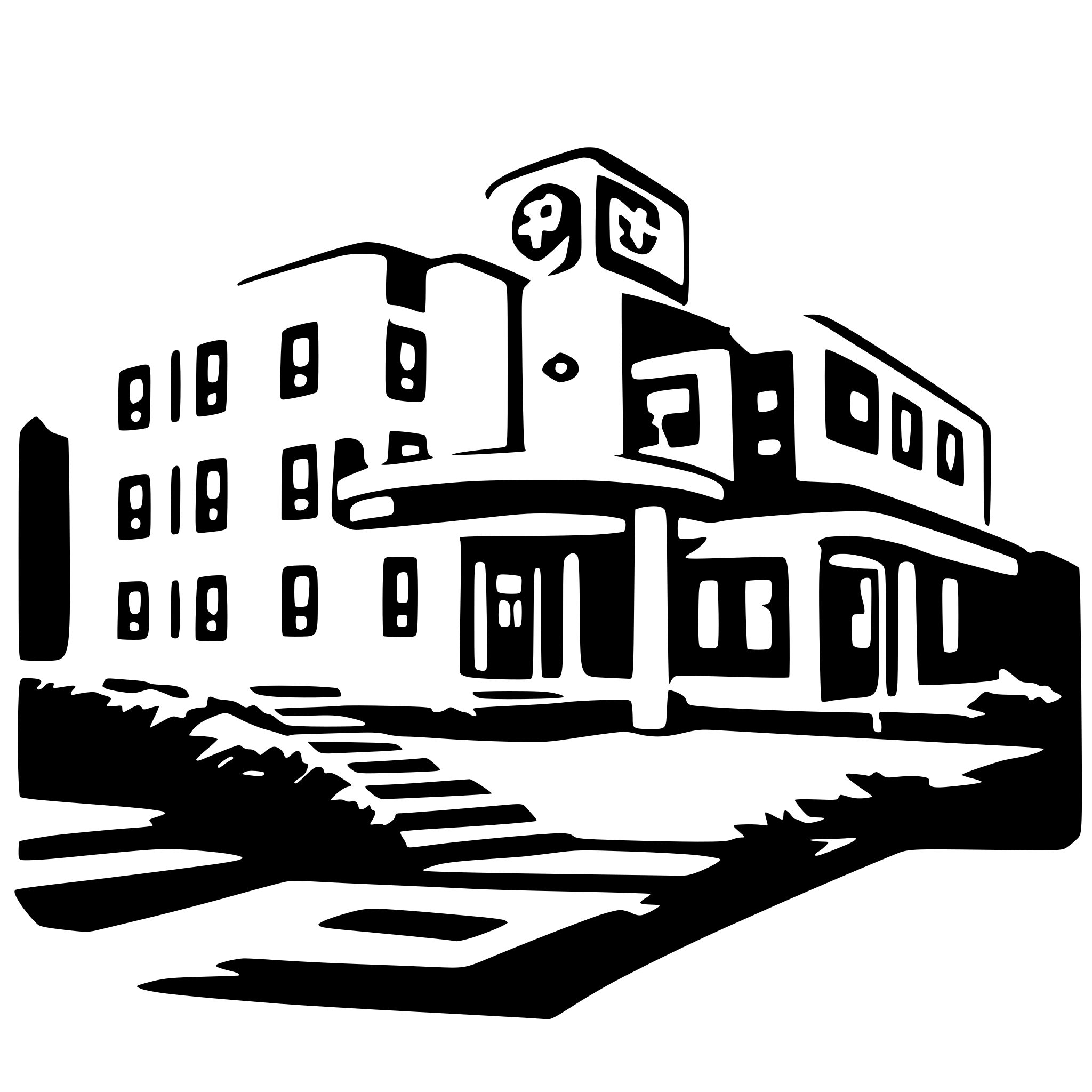 AI-generated SVG of 'hospital'