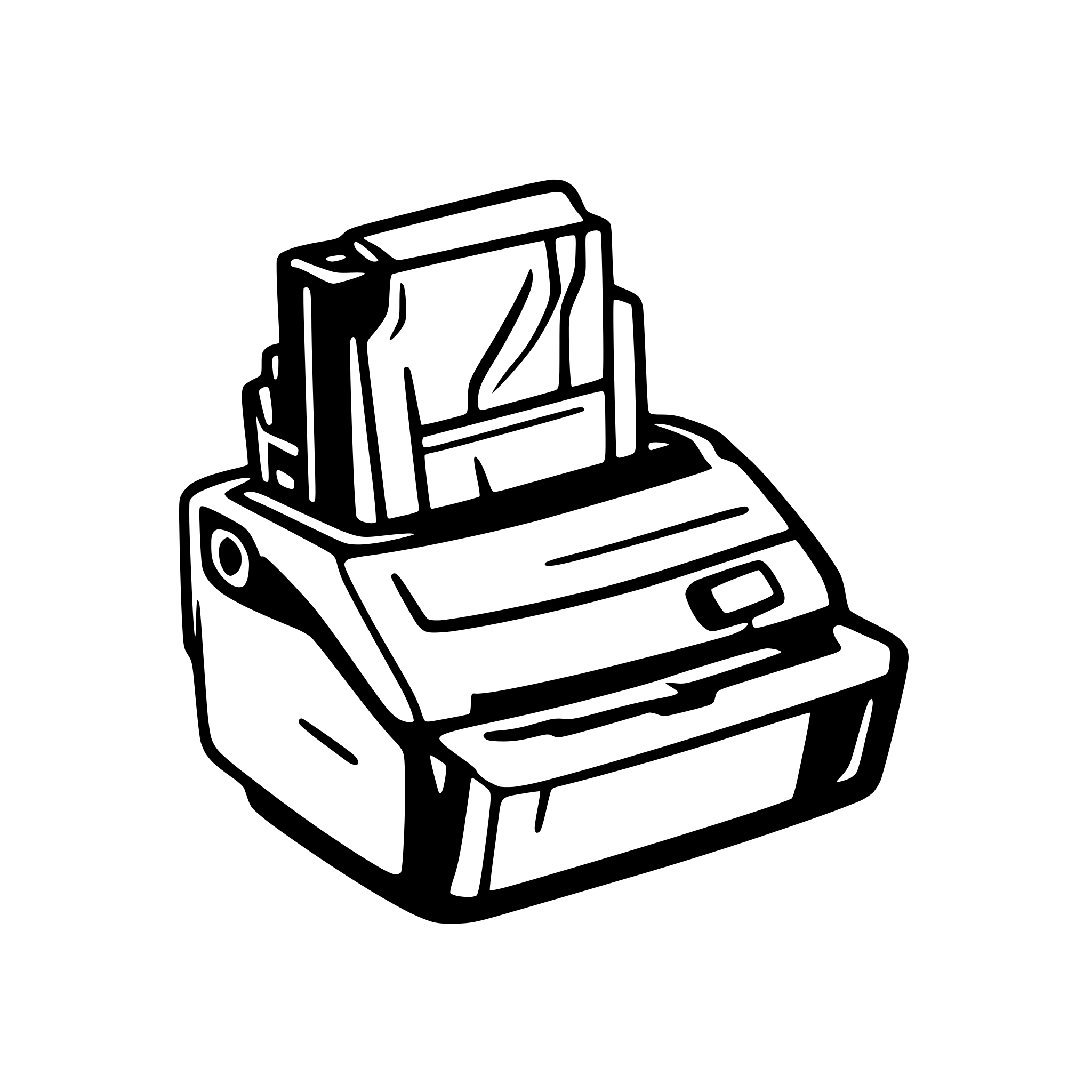 AI-generated SVG of 'printer ink cartridge'
