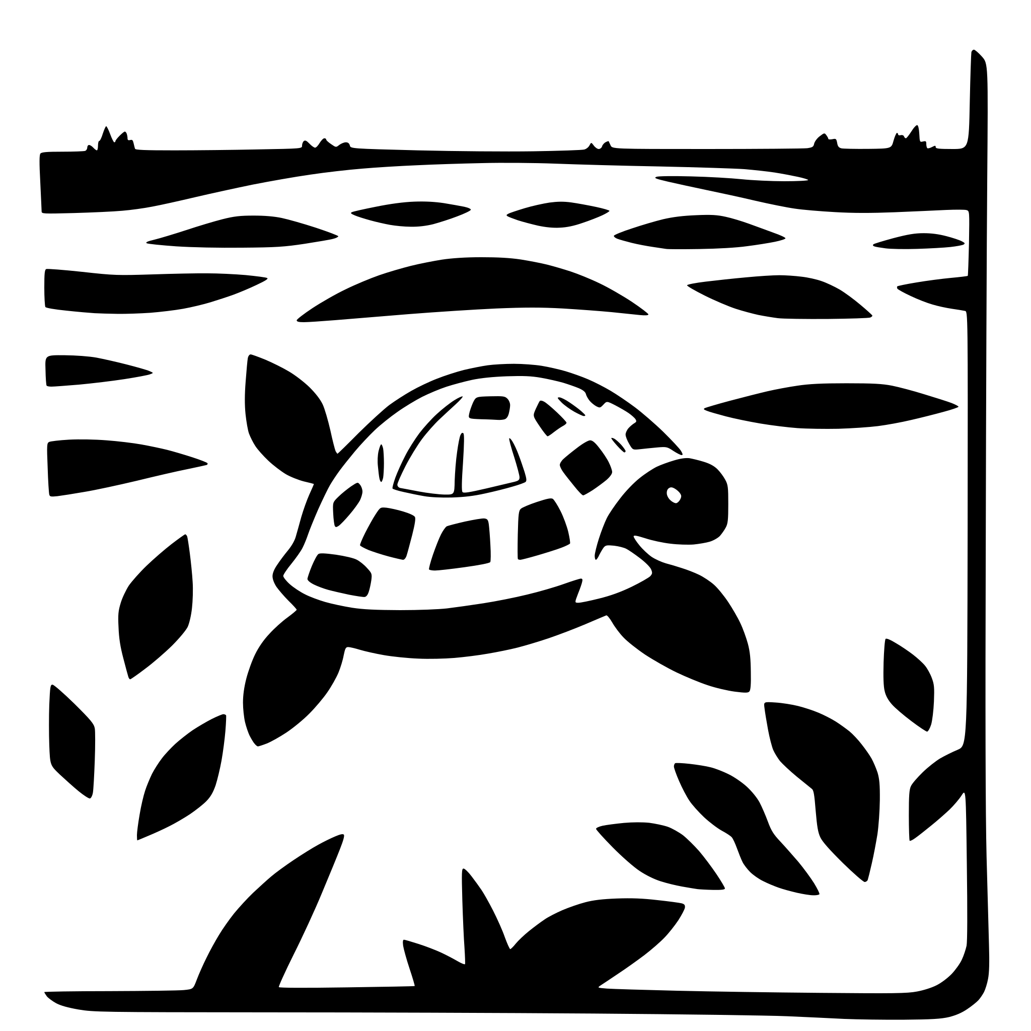 AI-generated SVG of 'turtle swimming in a pond'