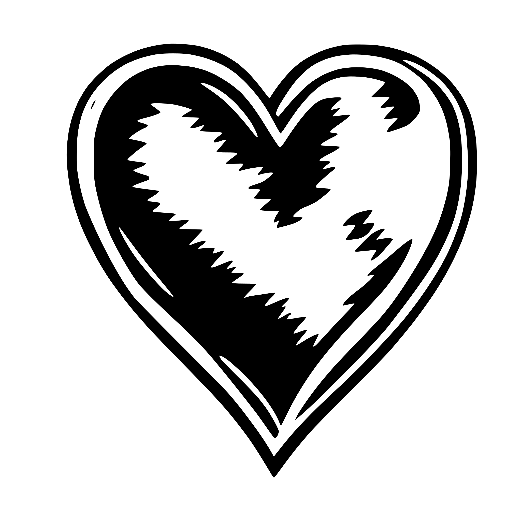 AI-generated SVG of a love heart