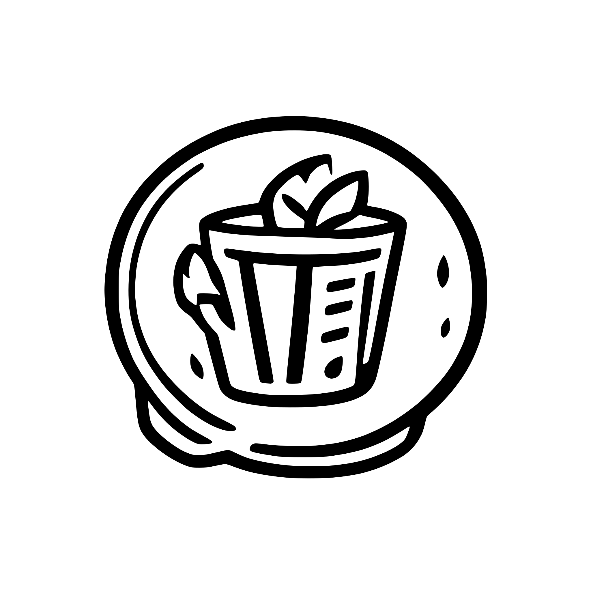 AI-generated SVG of a "Minimalist line icon representing Nutrition, designed for a modern habit tracker app. Clean, geometric, consistent stroke width, mono-color, optimized for mobile UI, light background, SVG vector style."