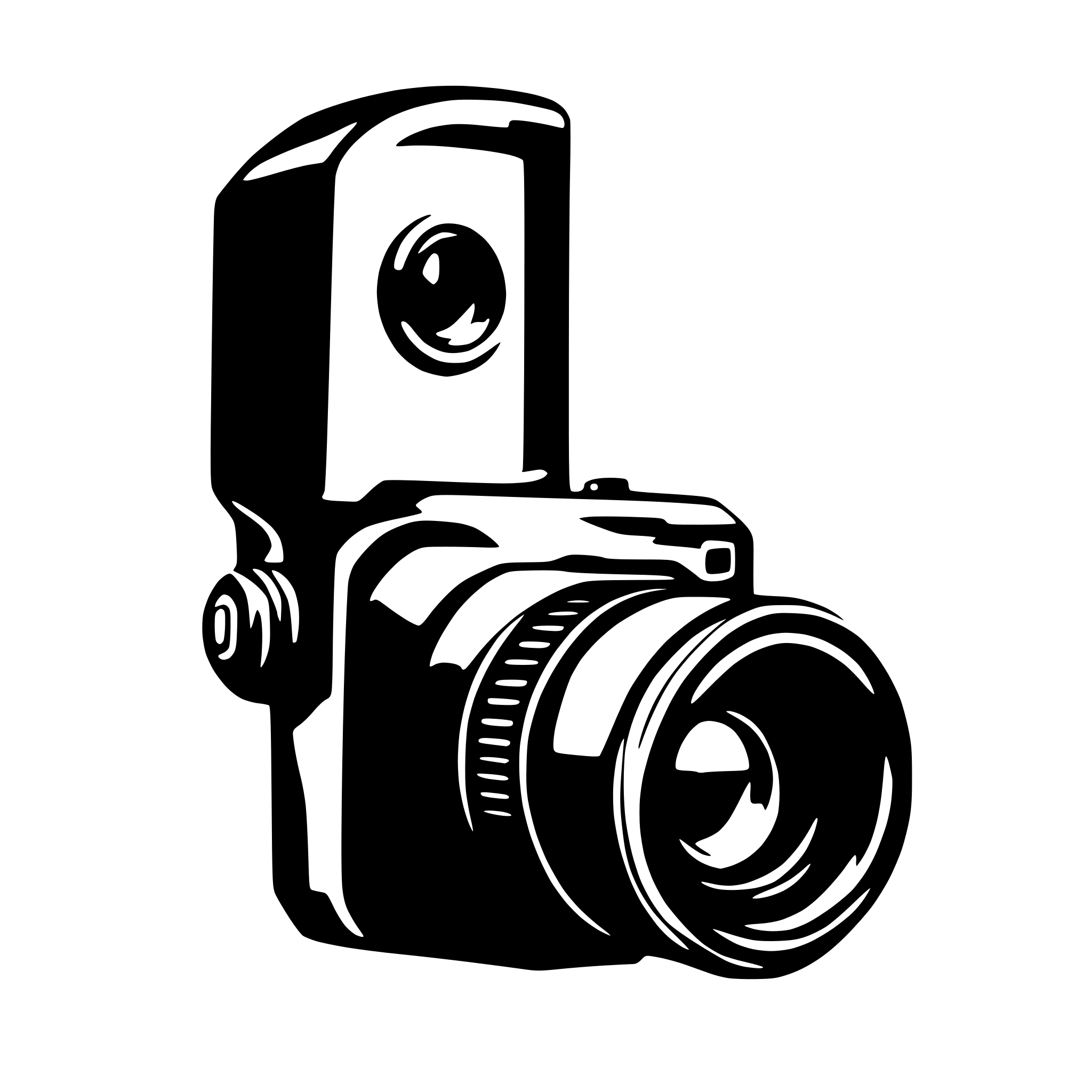 AI-generated SVG of 'Câmera fotográfica'