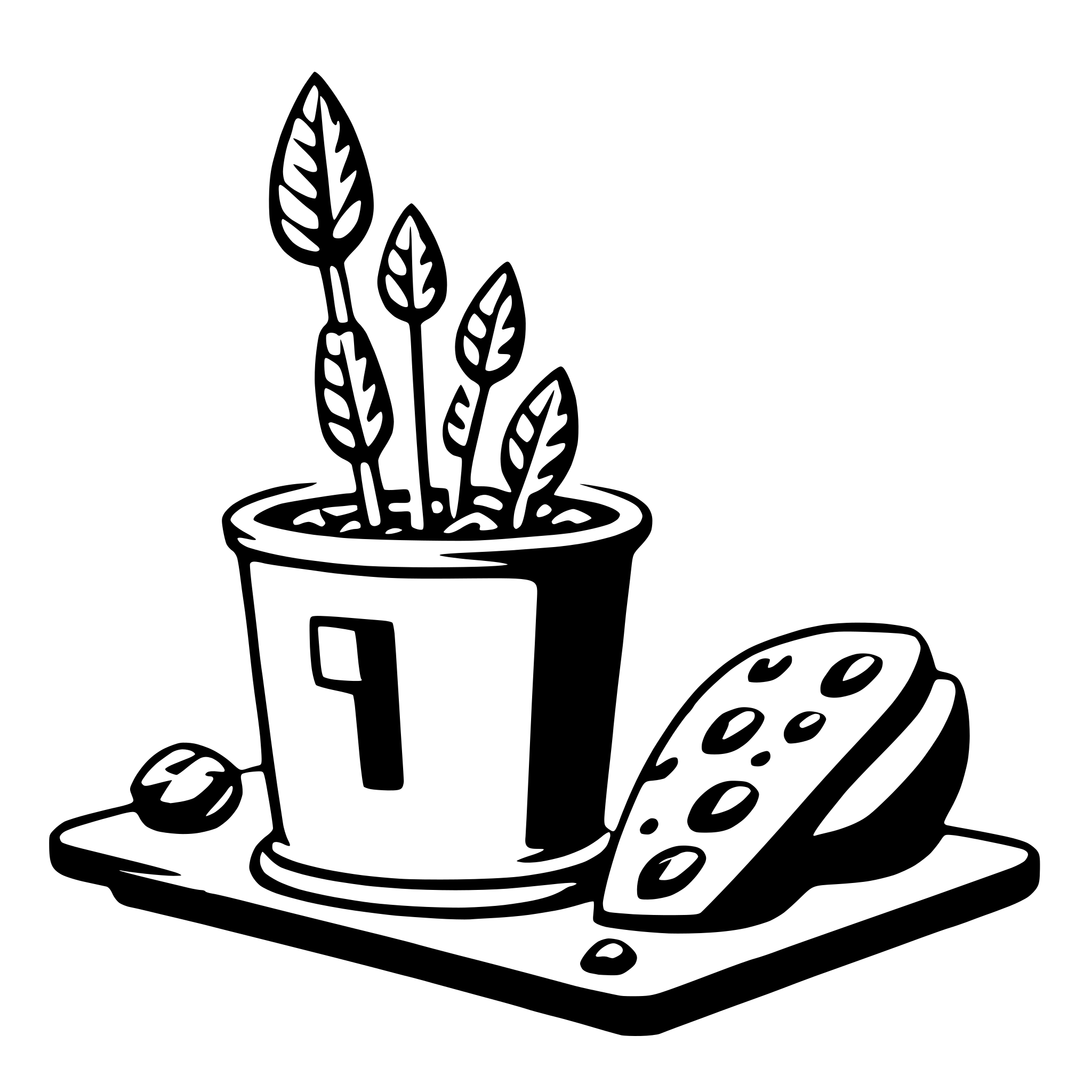 AI-generated SVG of a retort