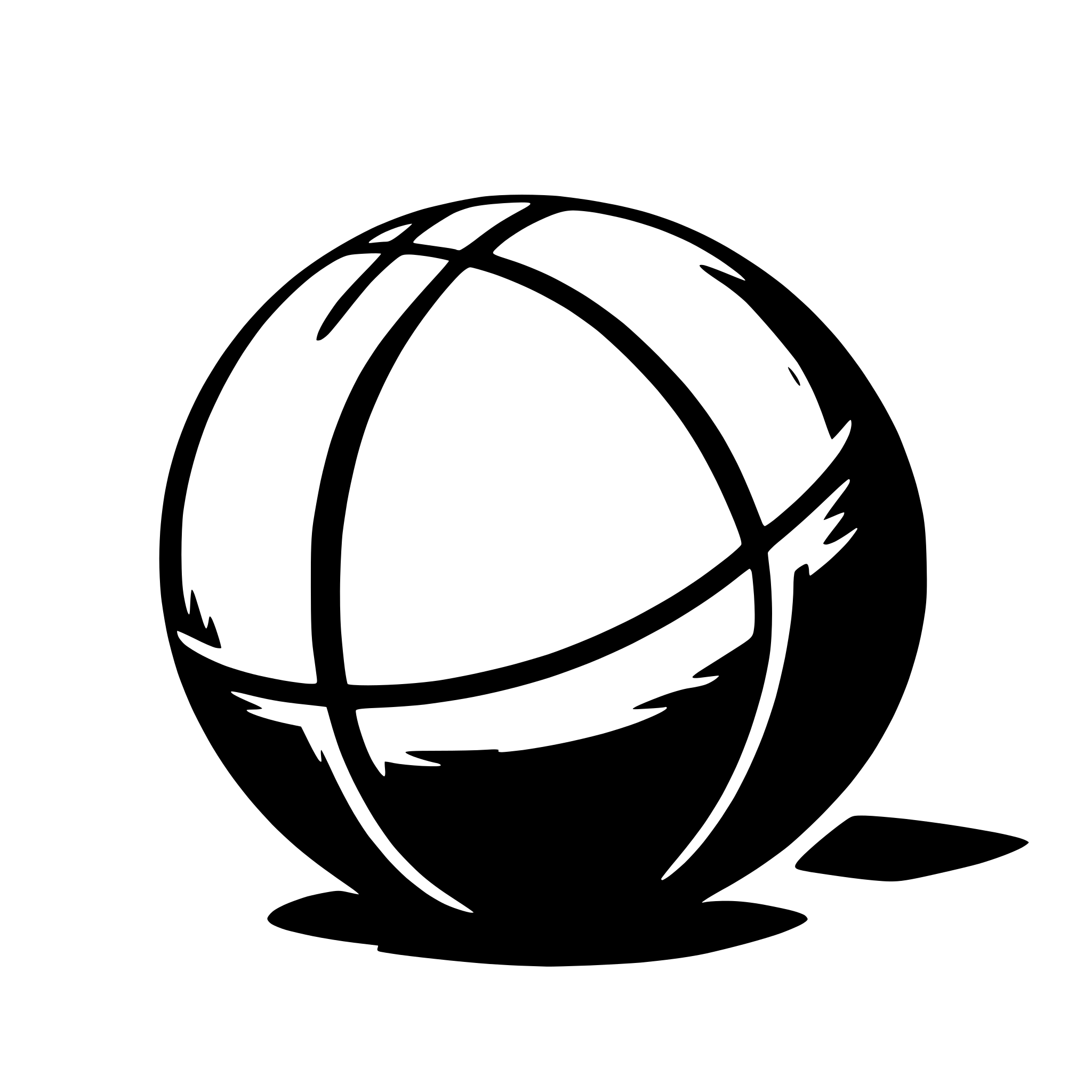 AI-generated SVG of a basketball