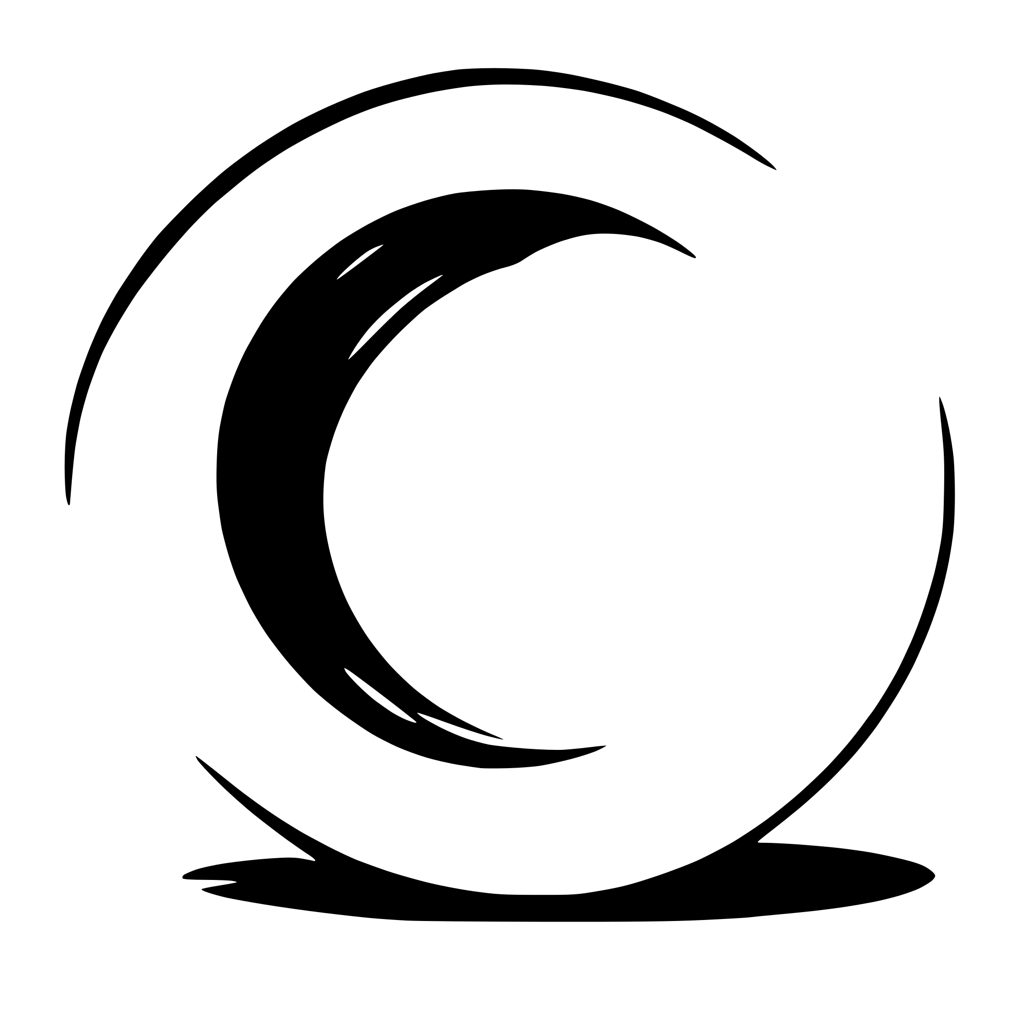 AI-generated SVG of 'open circle drawn'