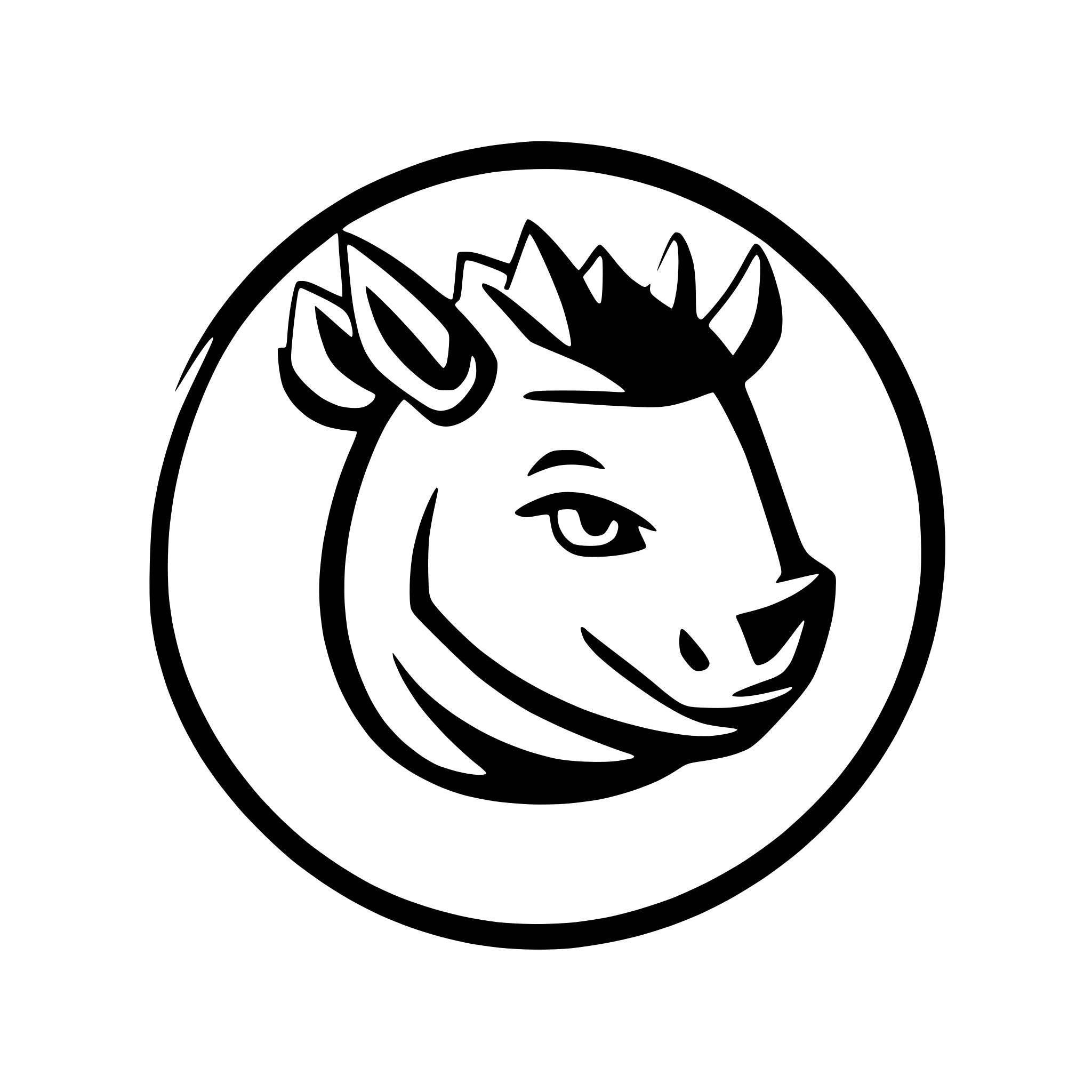 AI-generated SVG of 'software developer rhino'