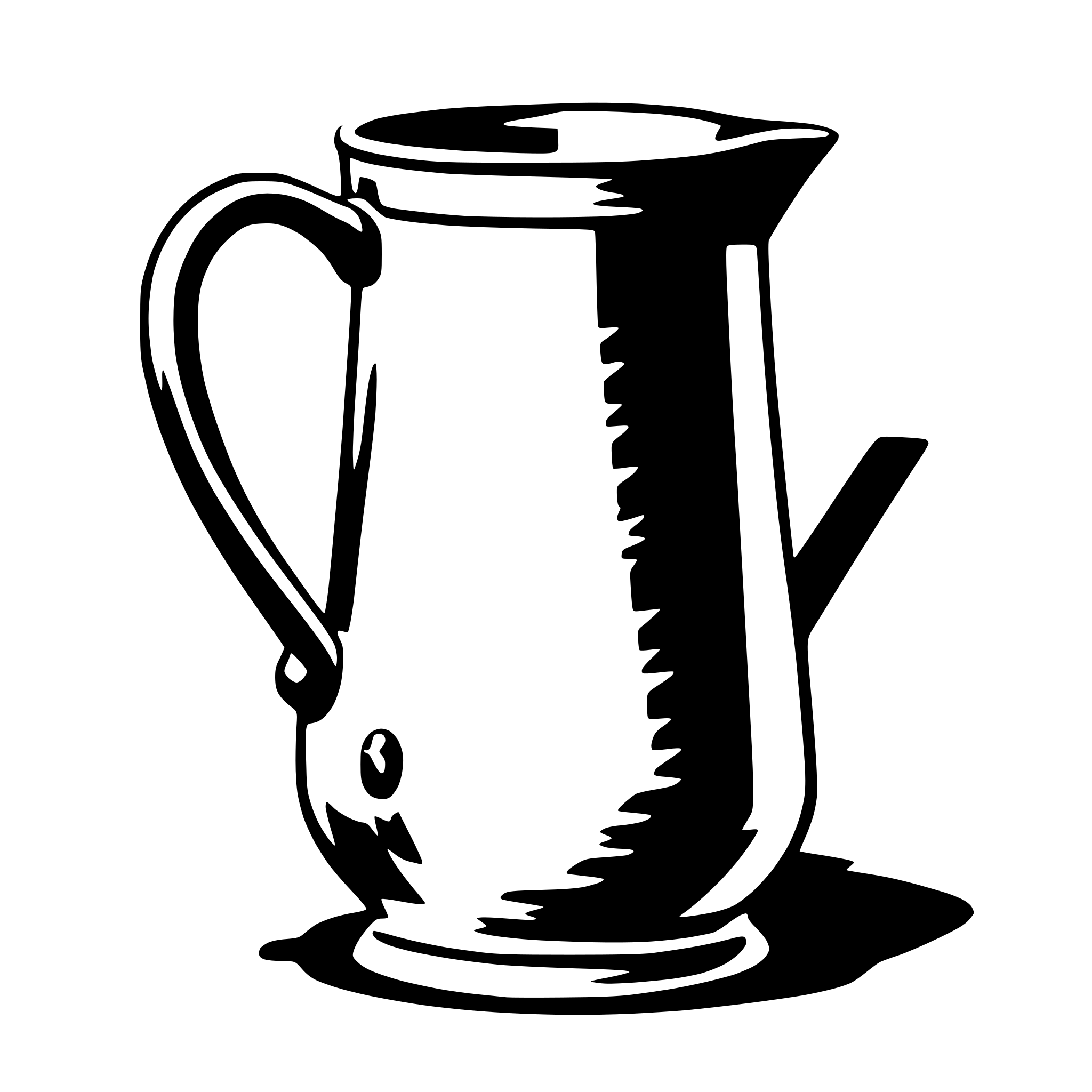 AI-generated SVG of a pitcher