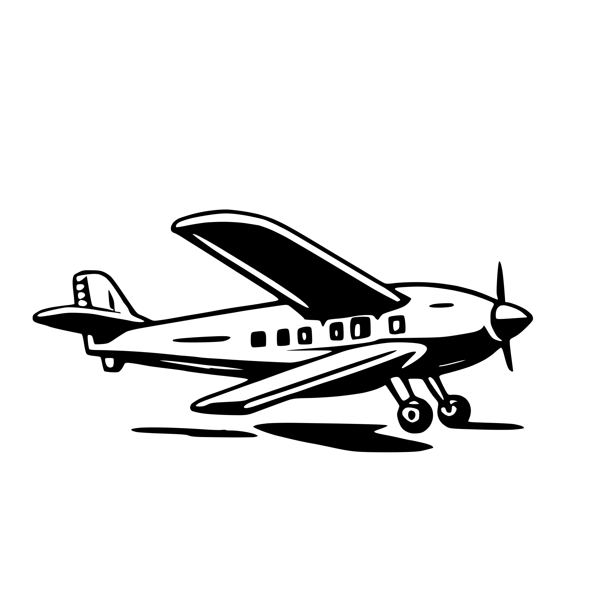 AI-generated SVG of 'glider'