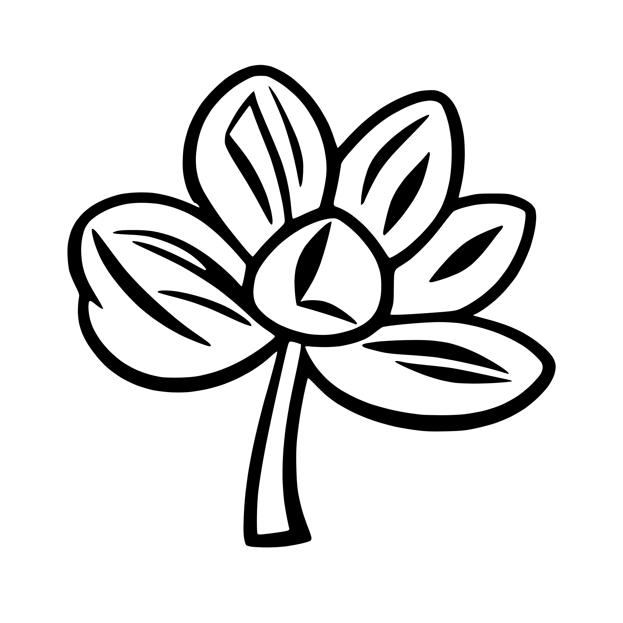 AI-generated SVG of a An SVG logo similar to the NBC peackock 4 petal outlines (with more that can be added on either side).  The petals should be arranged in a semi-circle like the sunrise.