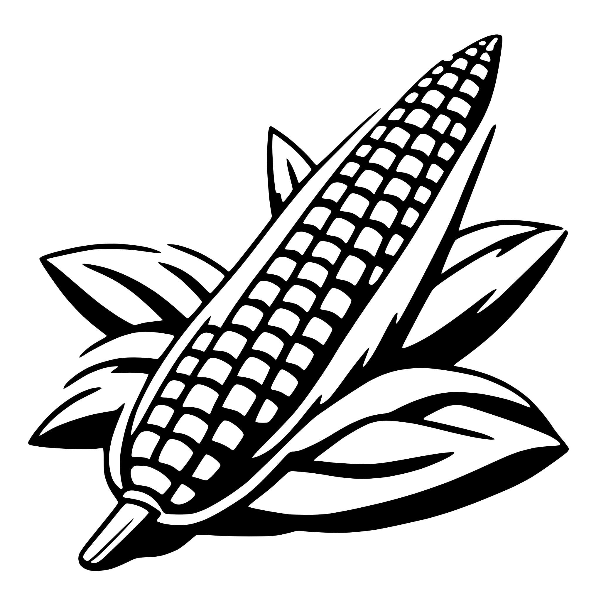AI-generated SVG of a corn