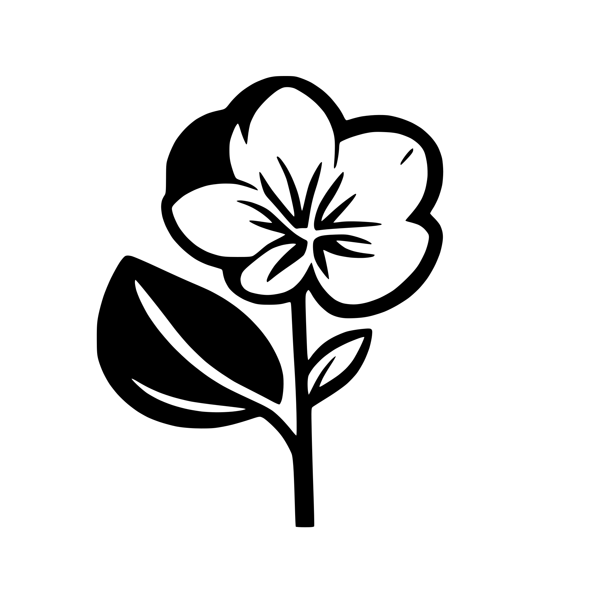 AI-generated SVG of 'orchid flower silhouette icon'