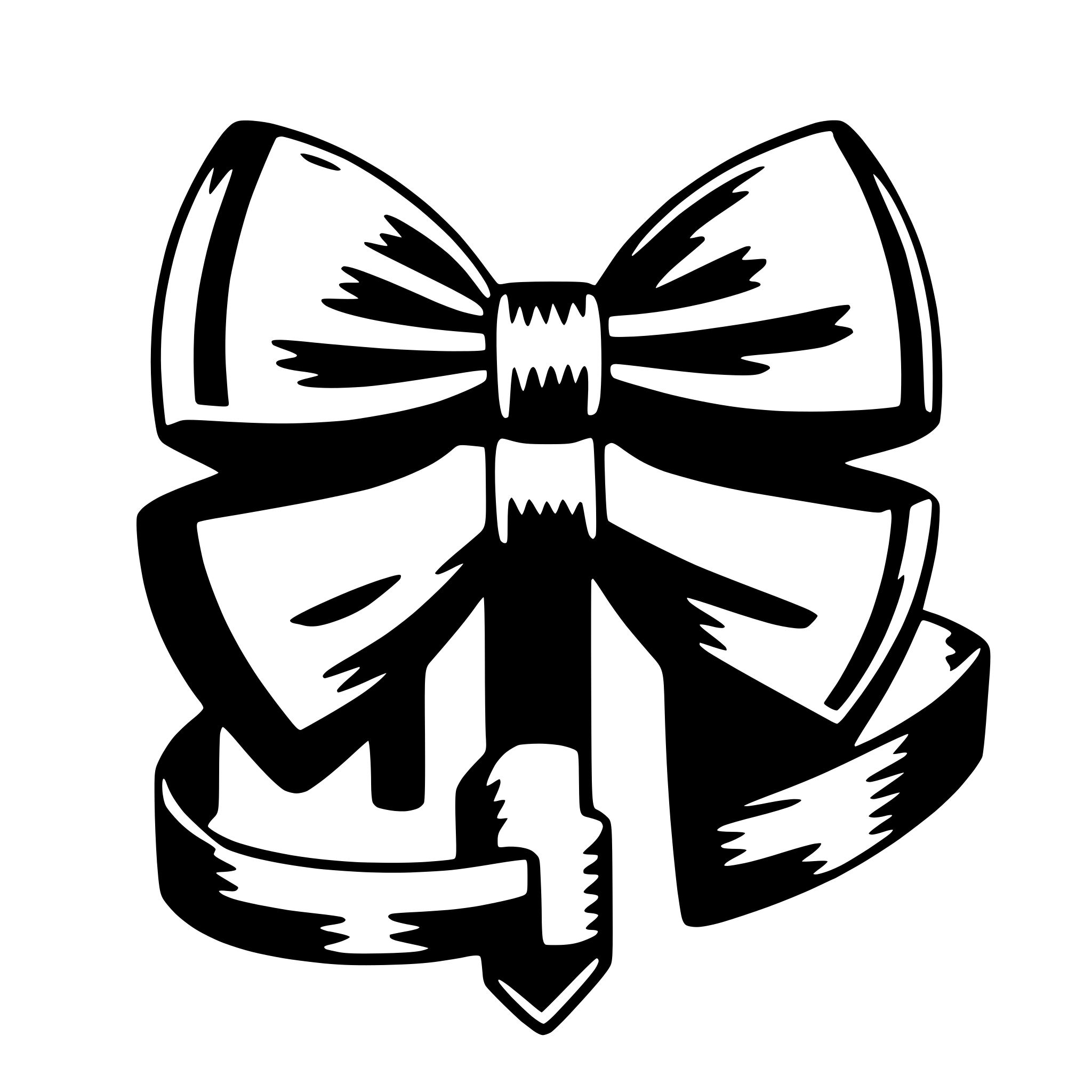 AI-generated SVG of a bow tie