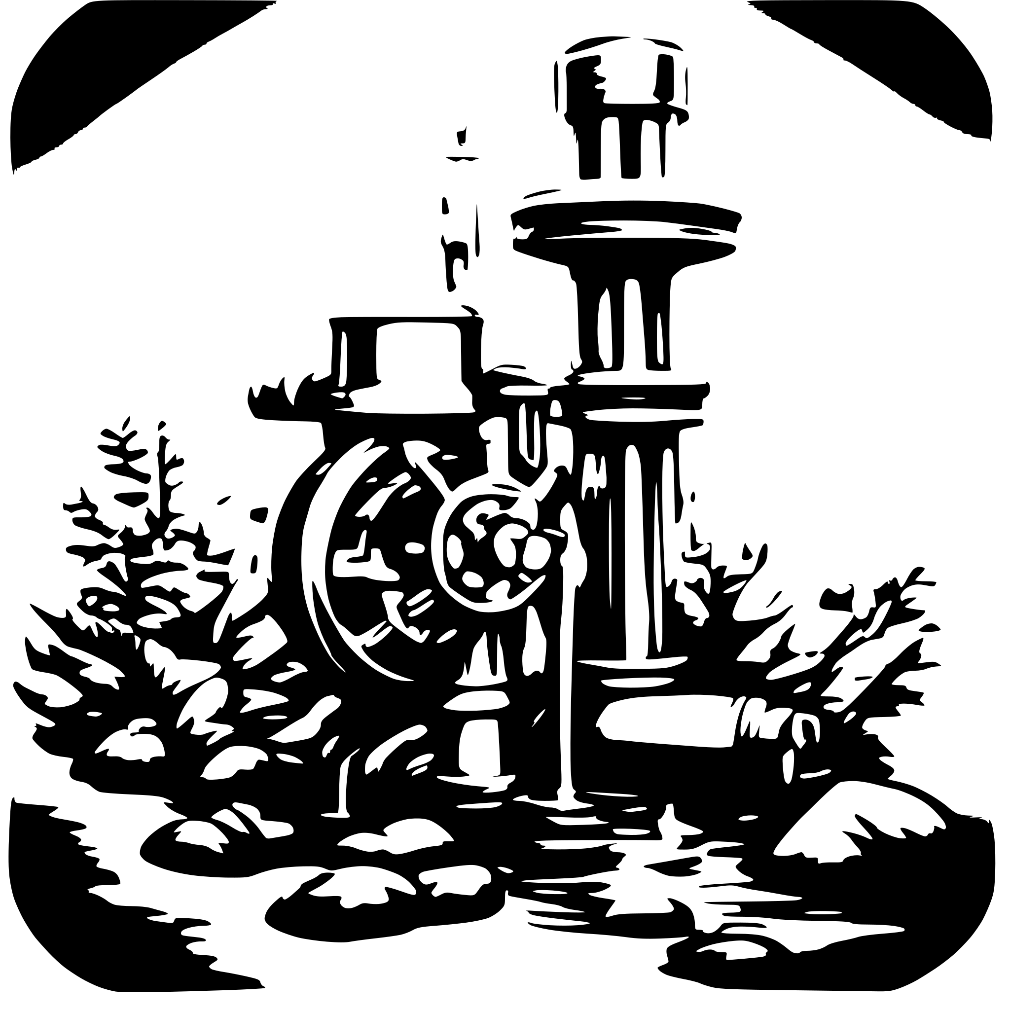 AI-generated SVG of a water pump