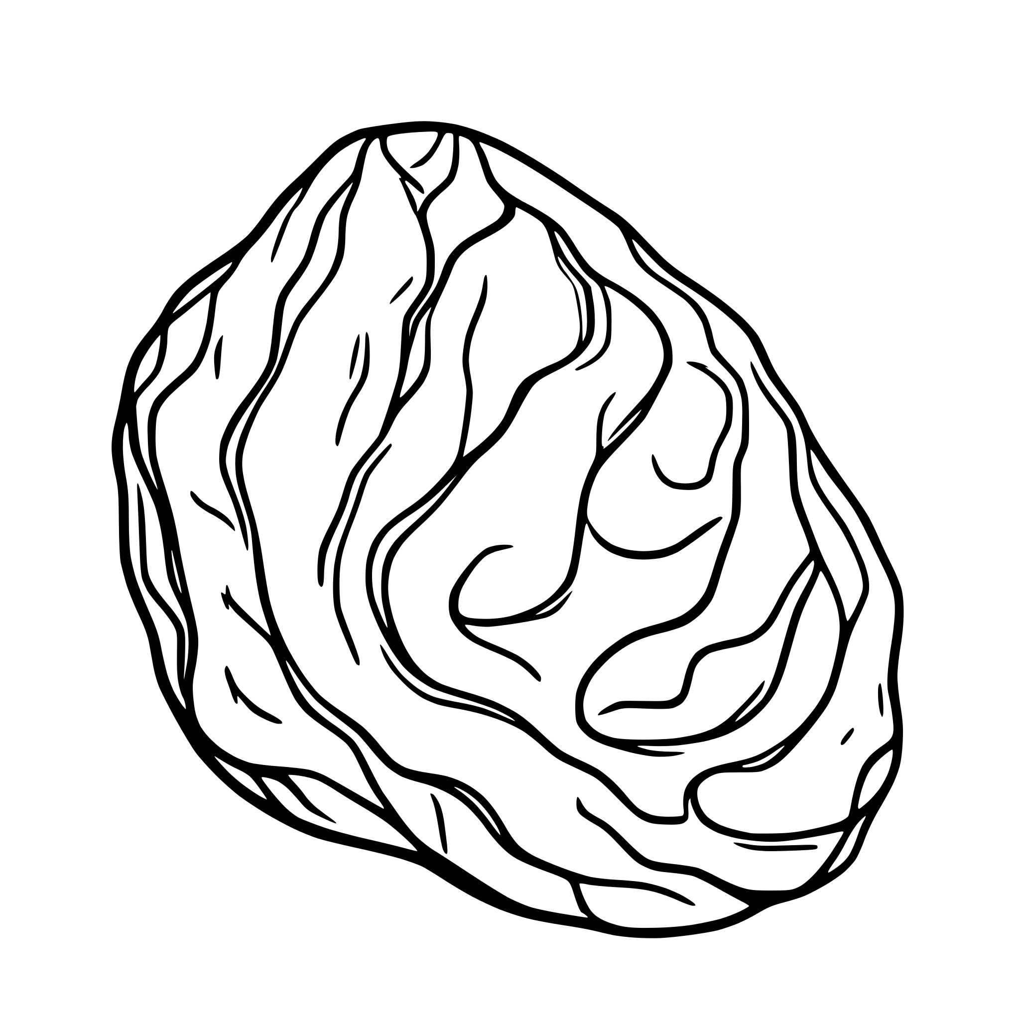 AI-generated SVG of a Generate a rock.