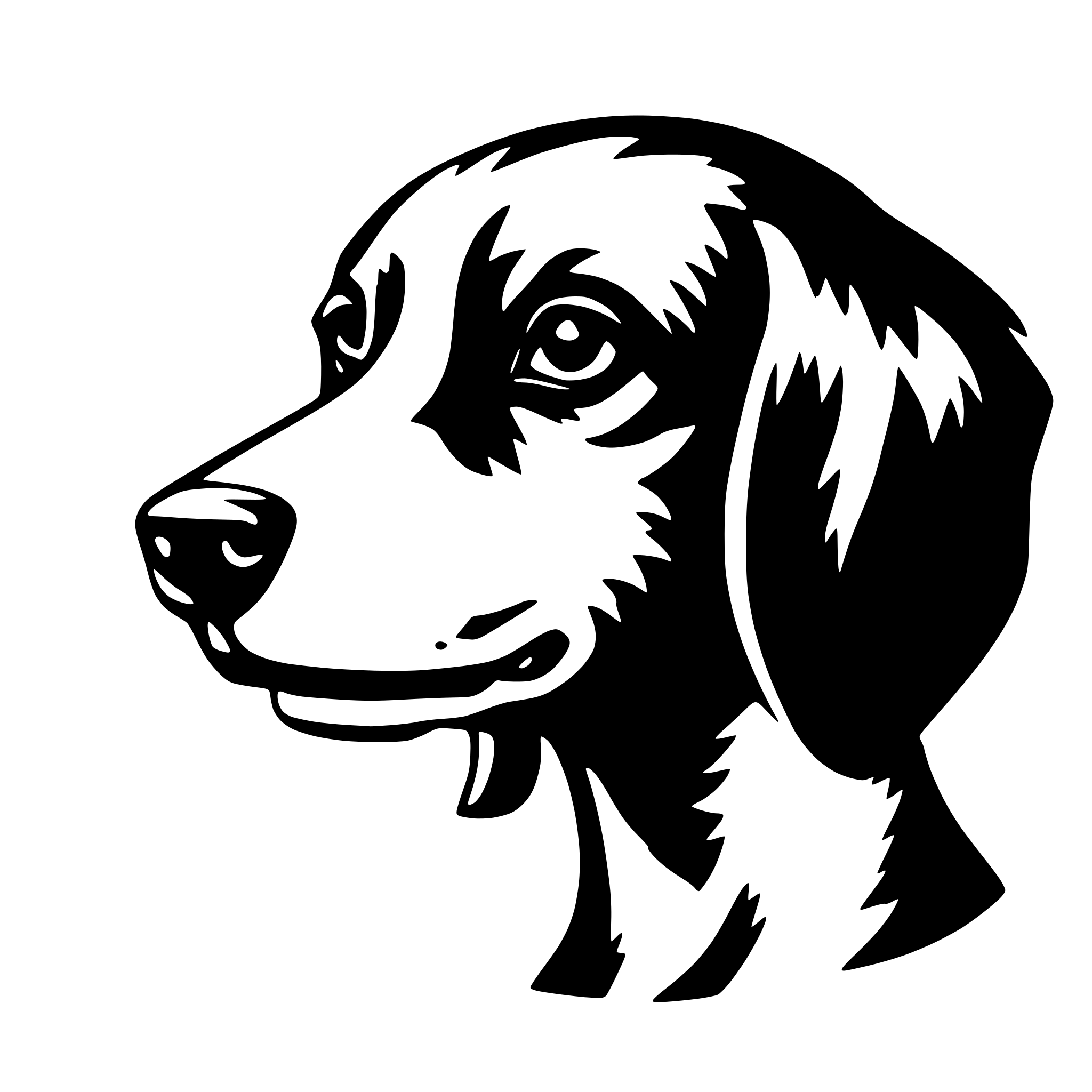 AI-generated SVG of a Dog logo