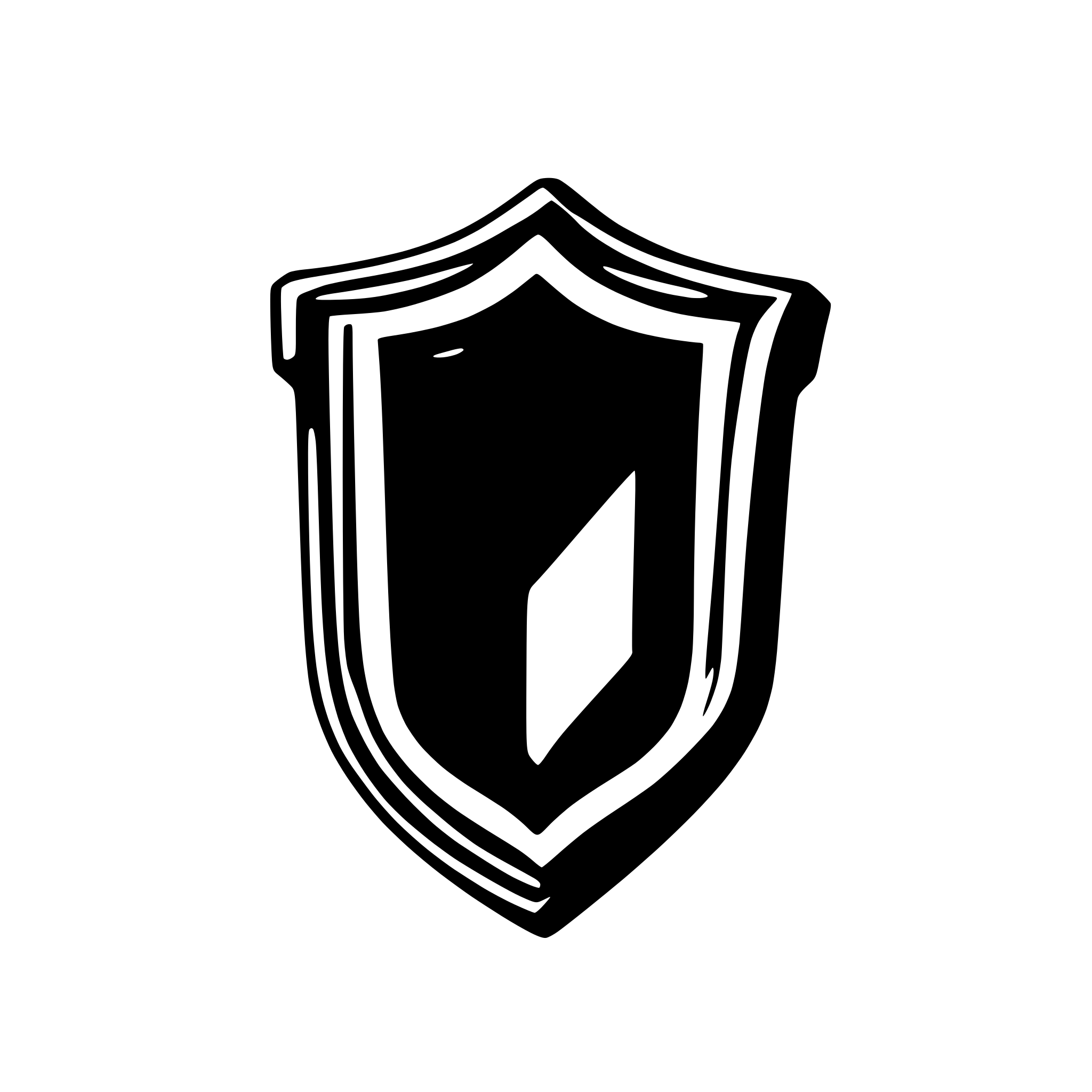 AI-generated SVG of 'red shield with checkmark'