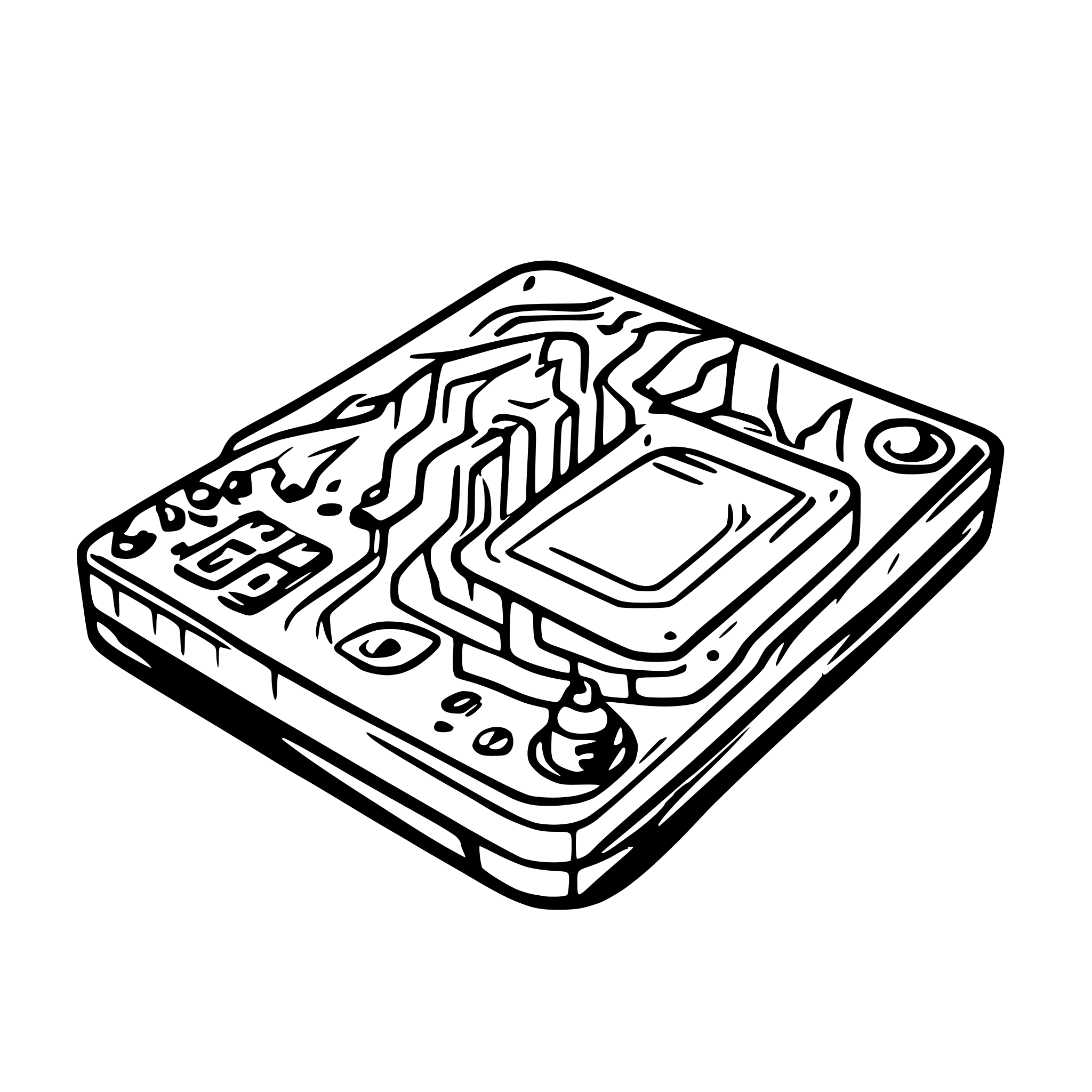 AI-generated SVG of 'electronic circuit'