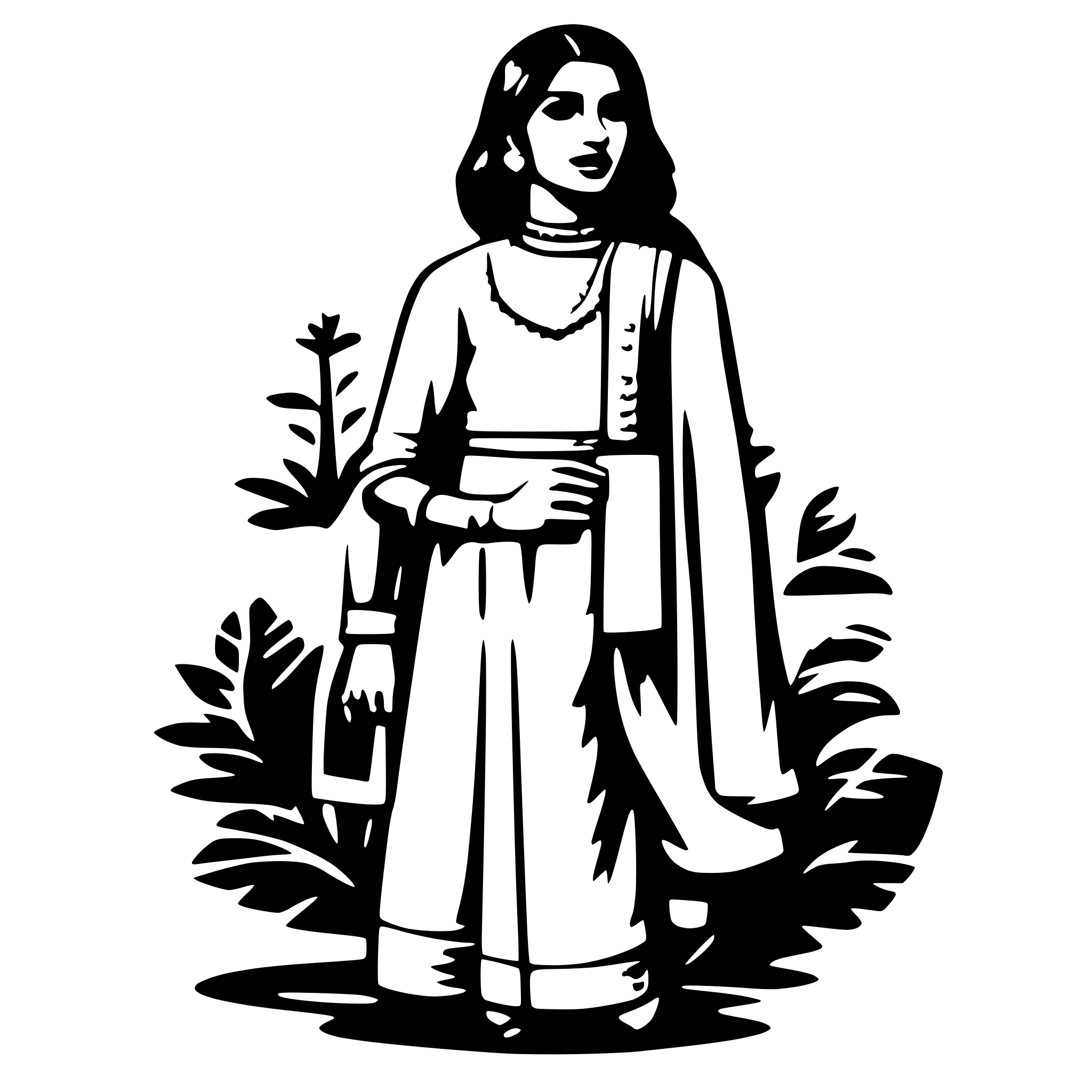 AI-generated SVG of a Sabar an indianwear brand
