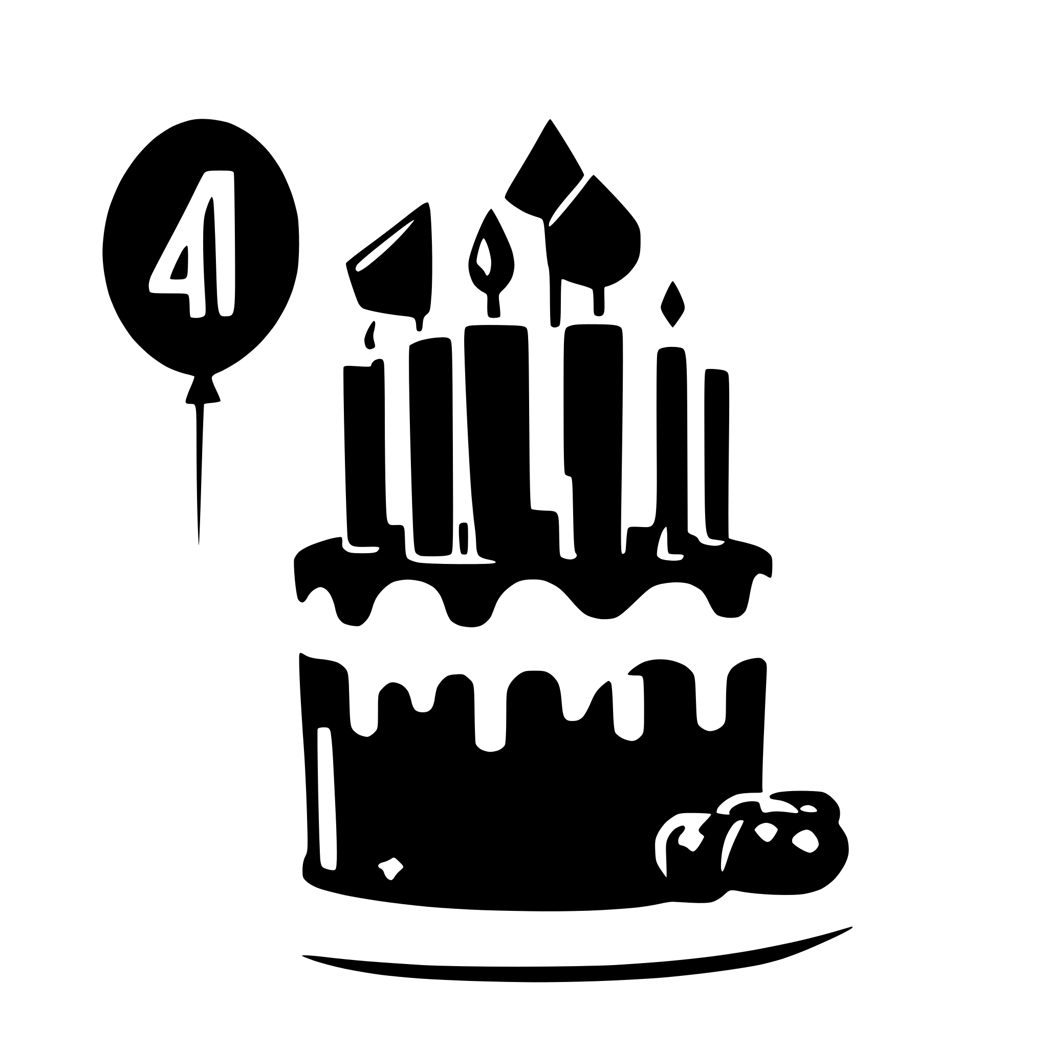 AI-generated SVG of a 40 birthday