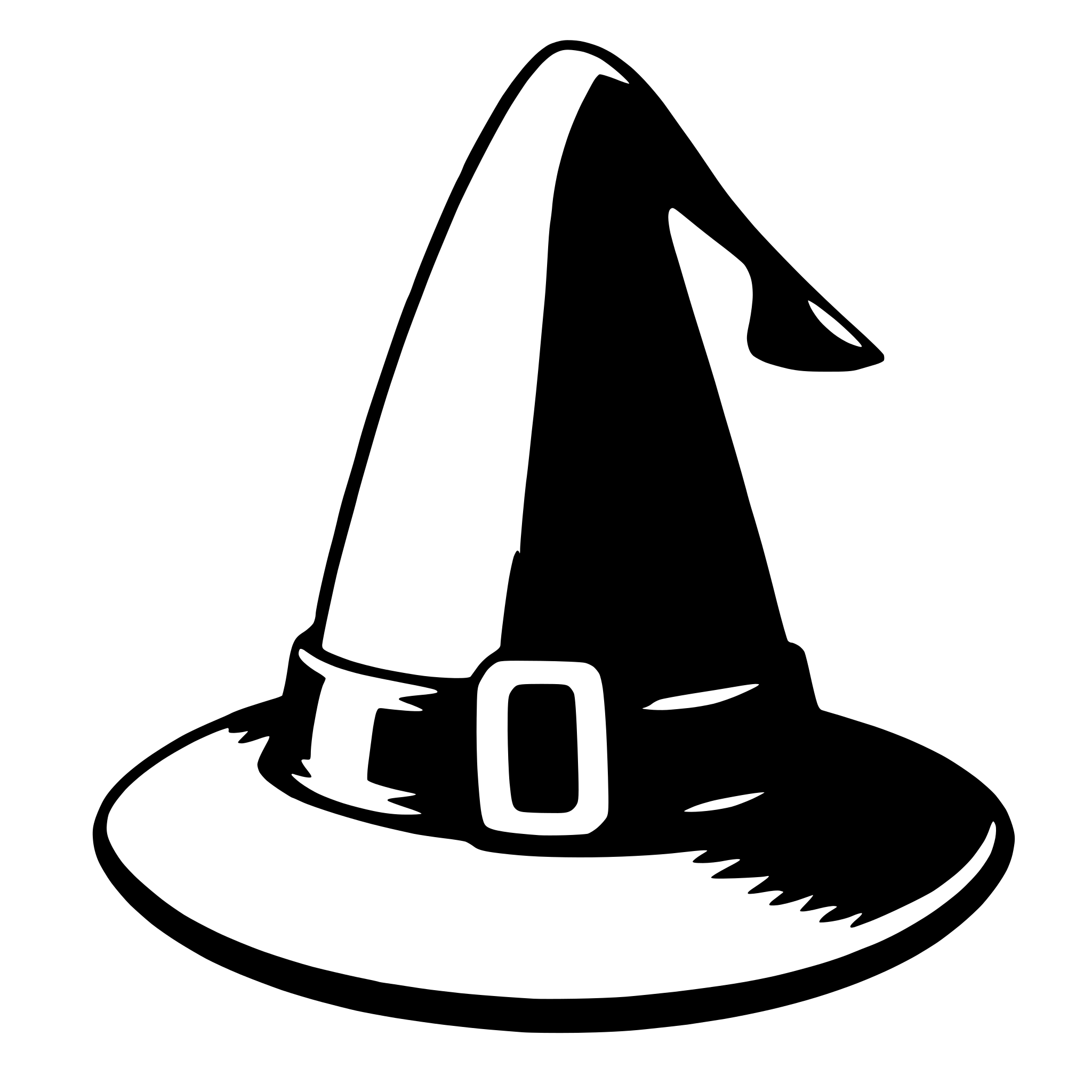 AI-generated SVG of 'witch's hat'
