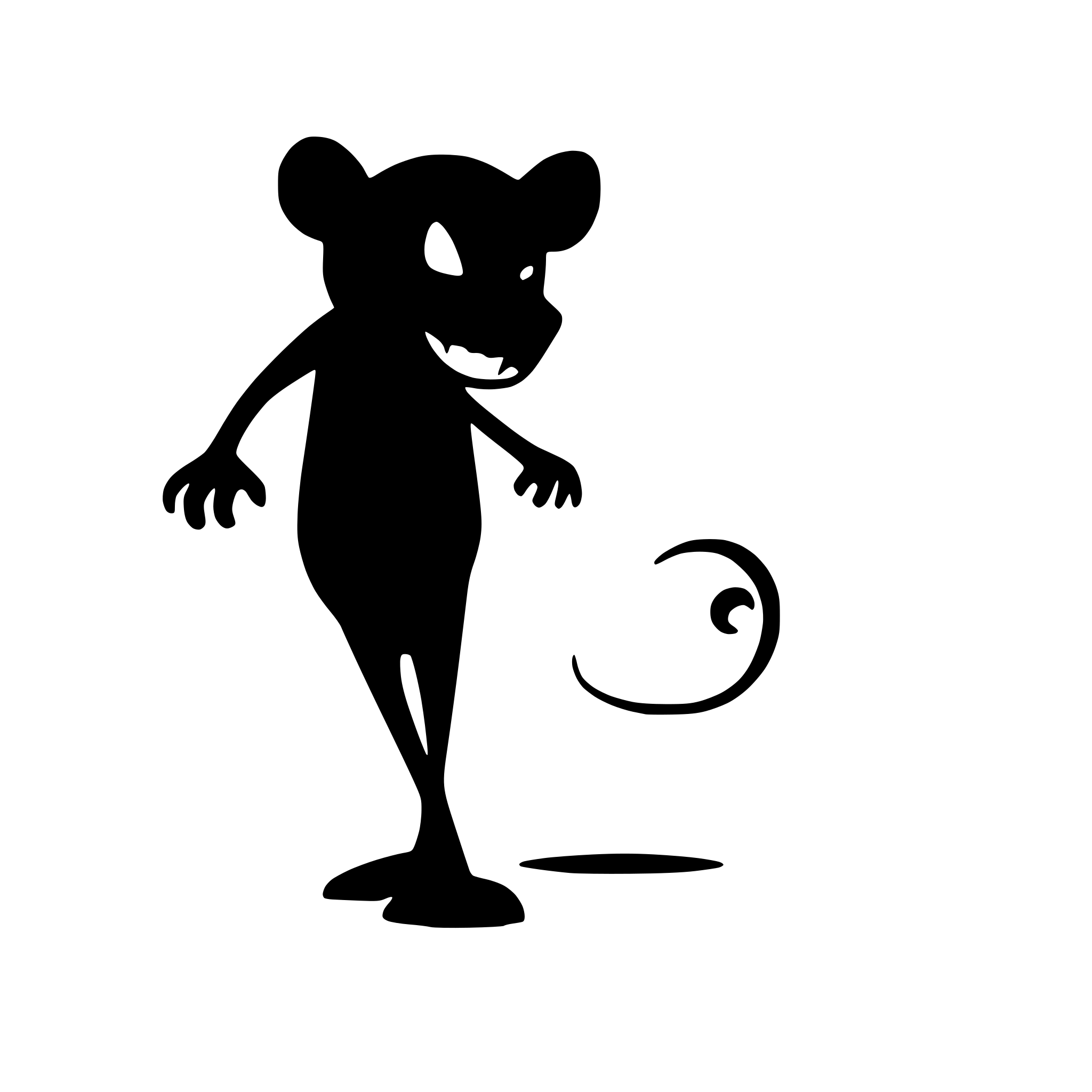 AI-generated SVG of 'screaming angry mouse'
