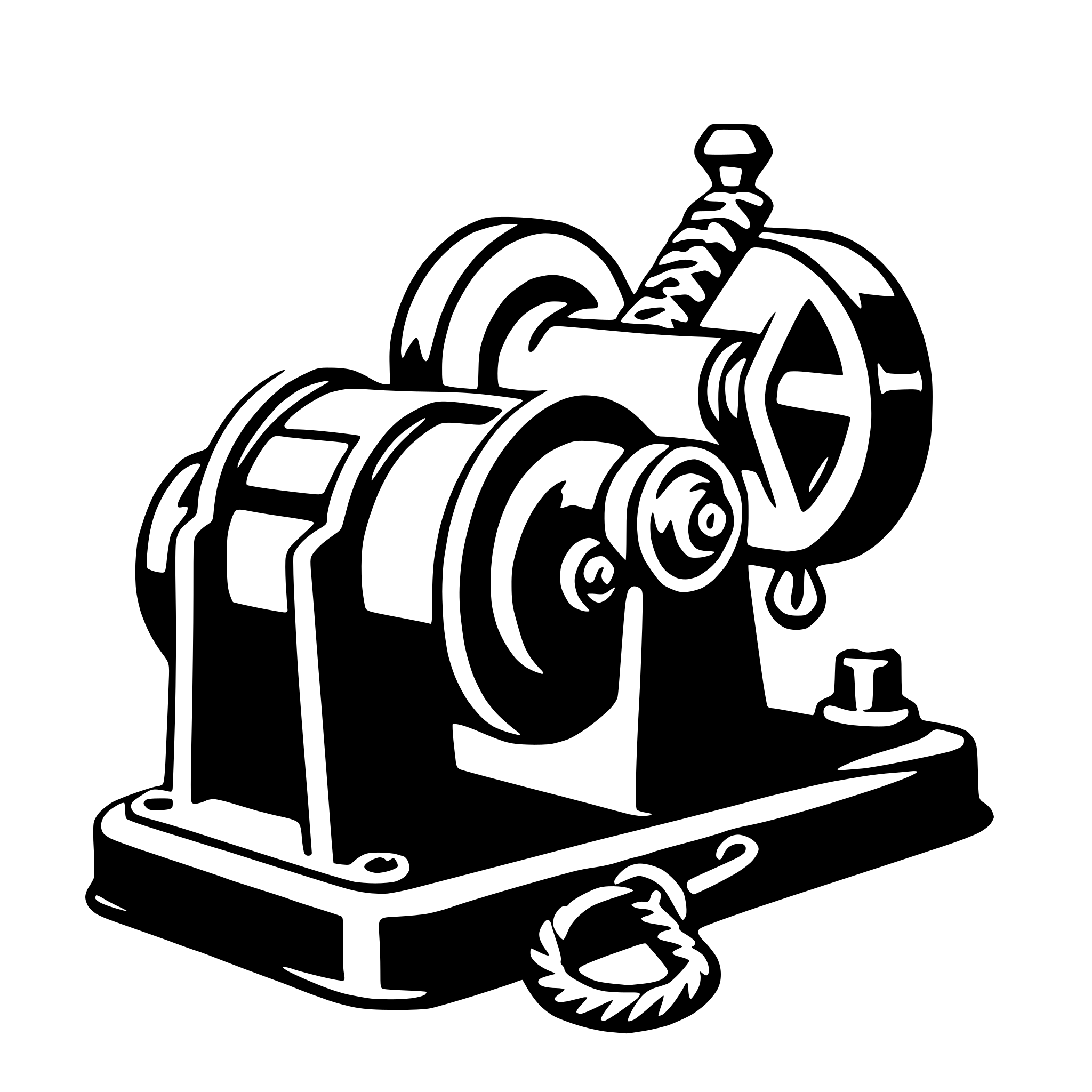 AI-generated SVG of a winch